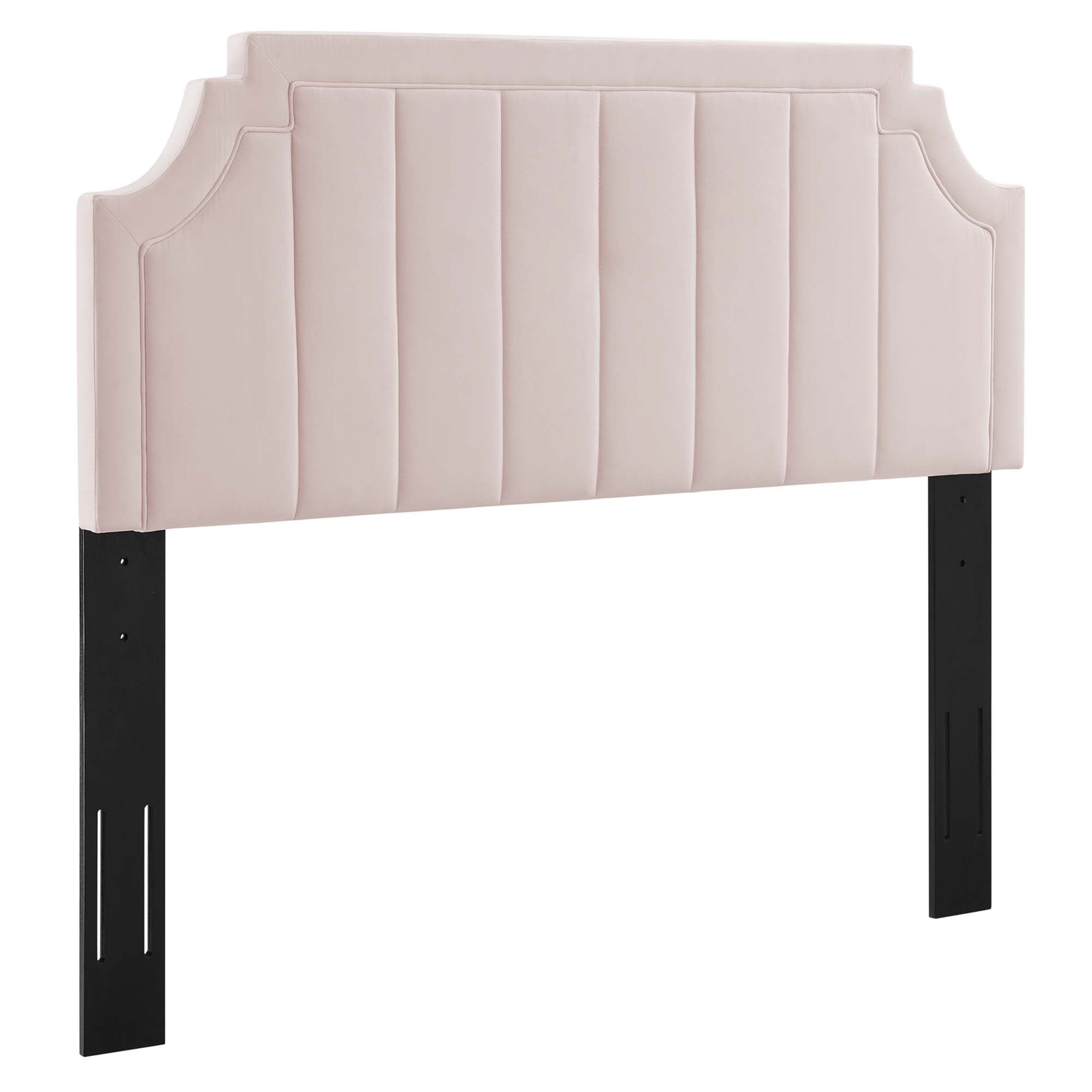 Alyona Channel Tufted Performance Velvet Full/Queen Headboard by Modway - Best Buy Furniture