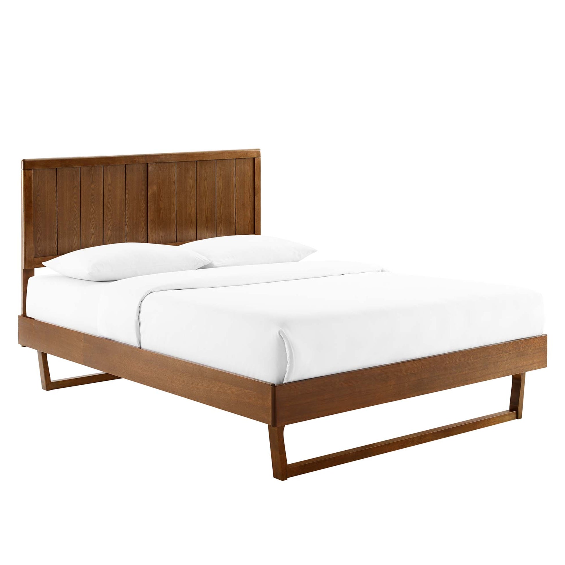 Alana Wood Queen Platform Bed With Angular Frame by Modway - Best Buy Furniture