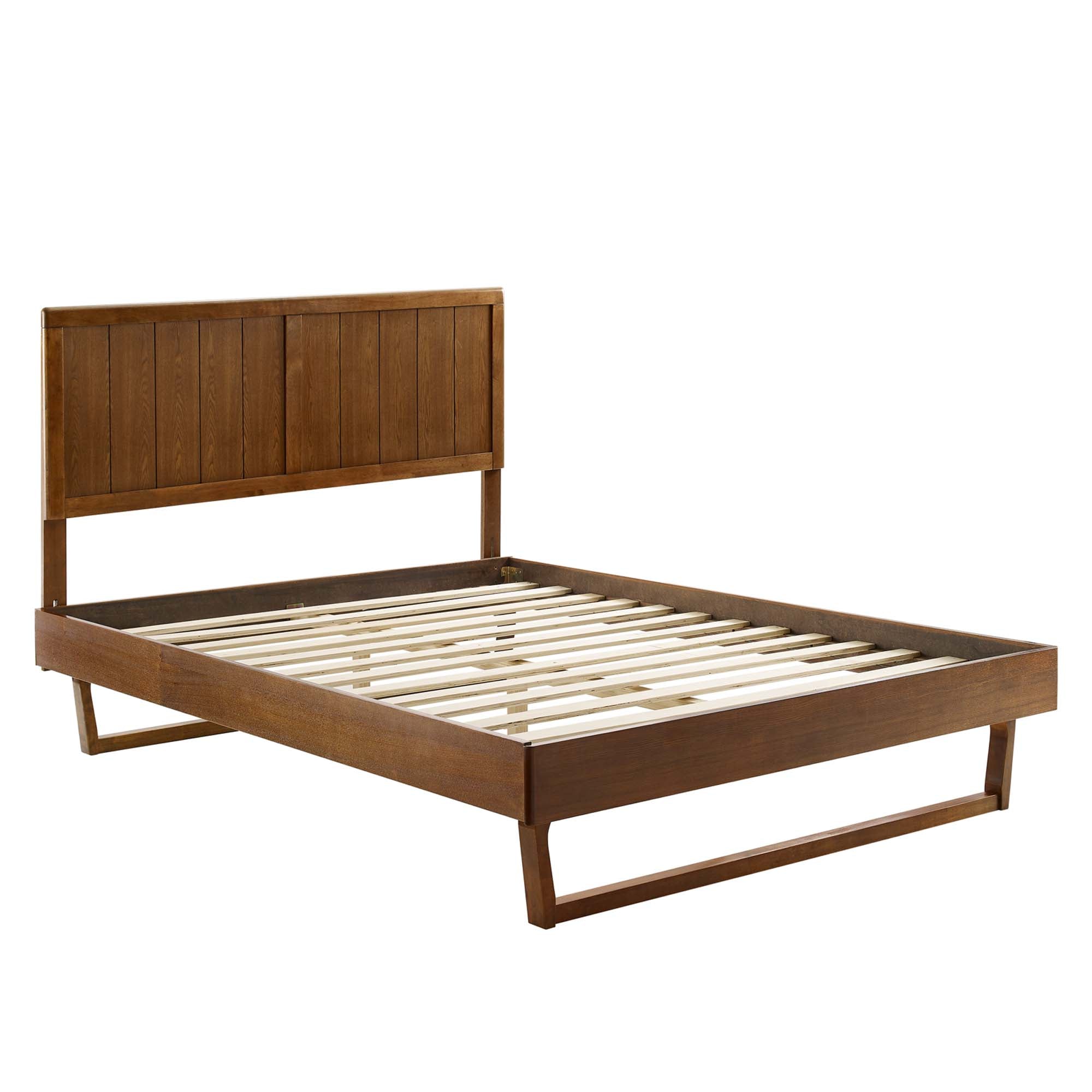 Alana Wood Queen Platform Bed With Angular Frame by Modway - Best Buy Furniture