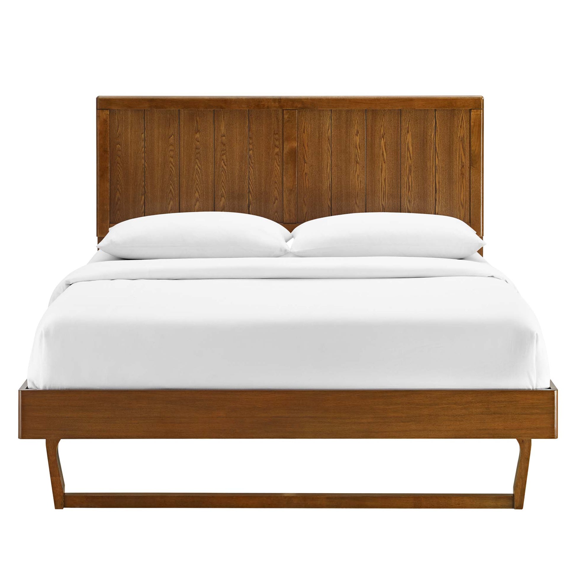 Alana Wood Queen Platform Bed With Angular Frame by Modway - Best Buy Furniture
