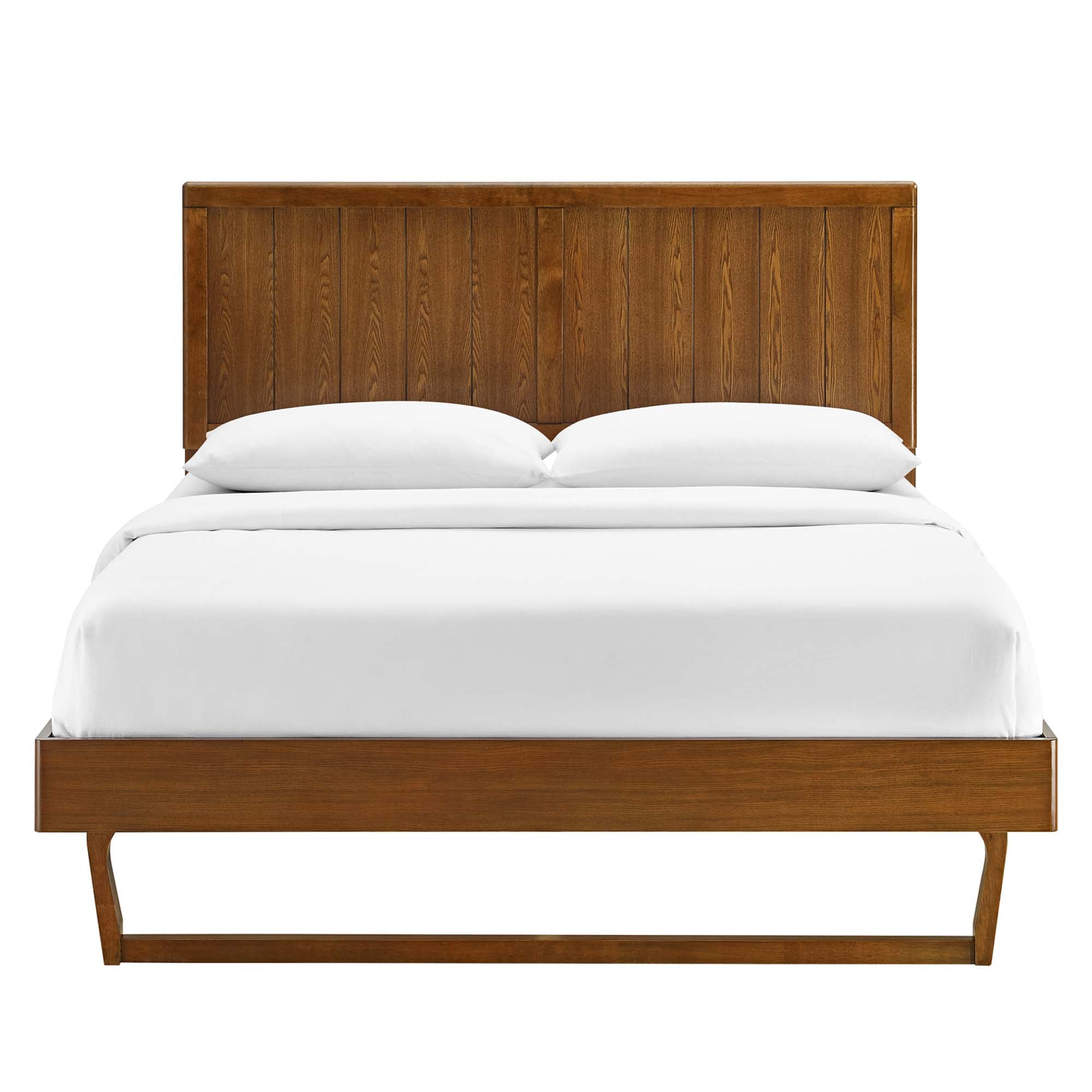 Alana Wood Queen Platform Bed With Angular Frame by Modway - Best Buy Furniture