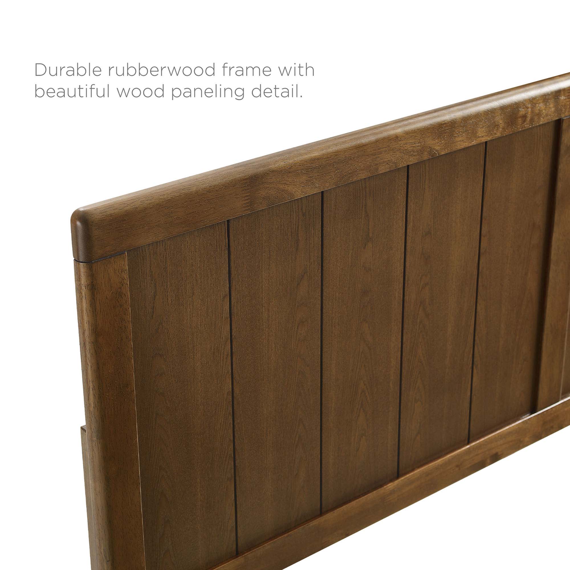 Alana Wood Queen Platform Bed With Splayed Legs by Modway