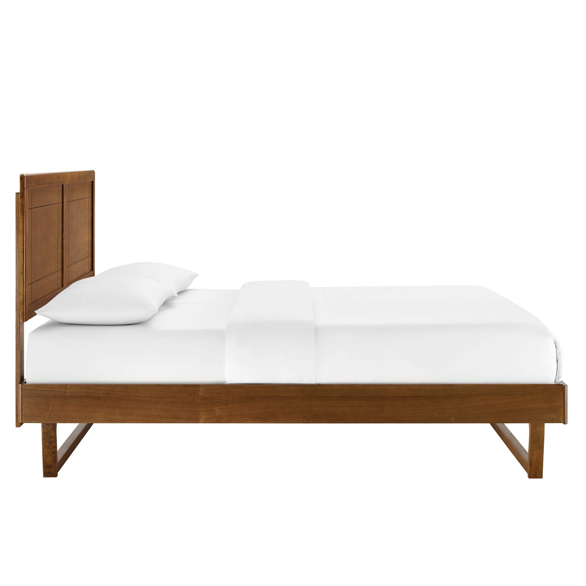 Marlee Wood Queen Platform Bed With Angular Frame by Modway - Best Buy Furniture