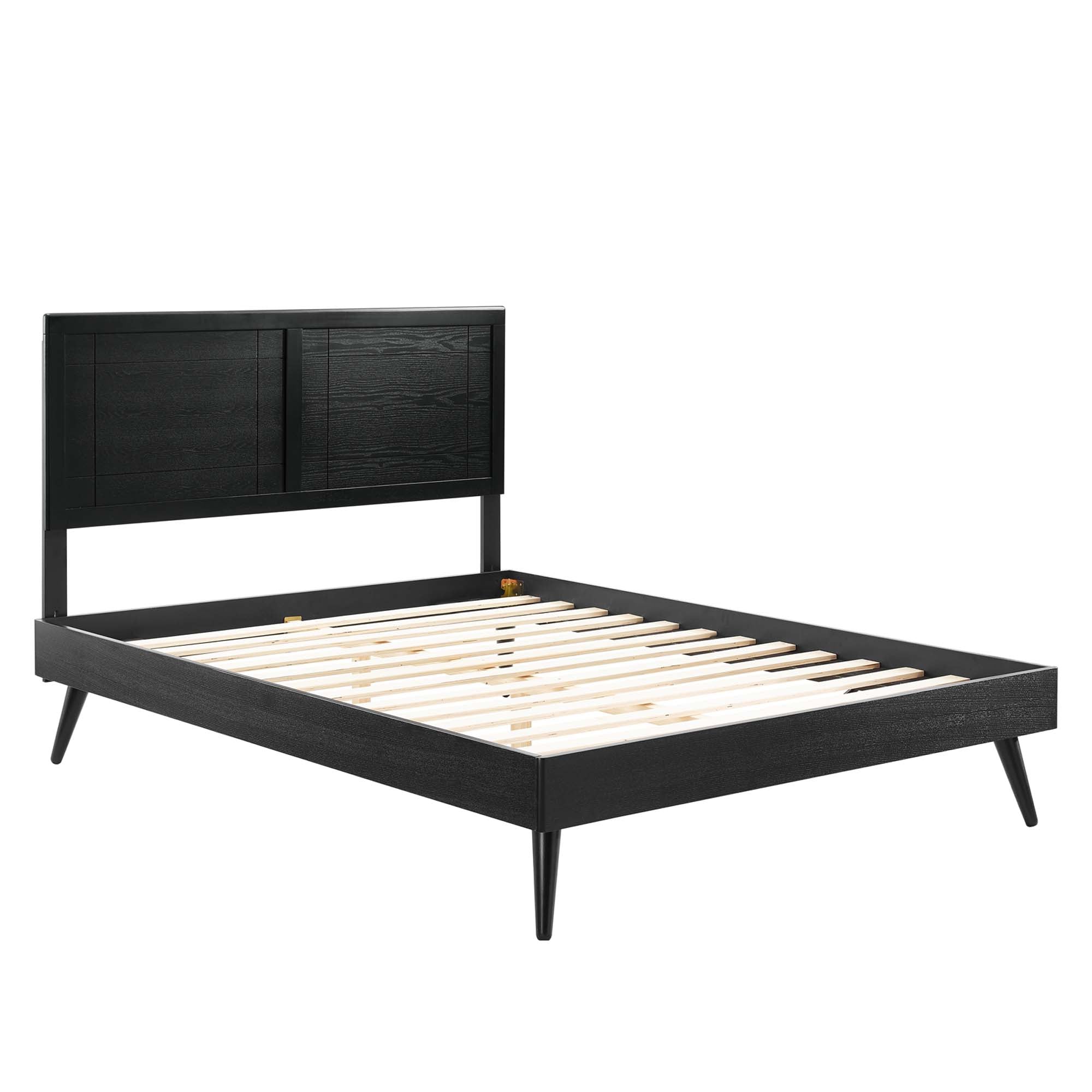 Marlee Wood Queen Platform Bed With Splayed Legs by Modway - Best Buy Furniture