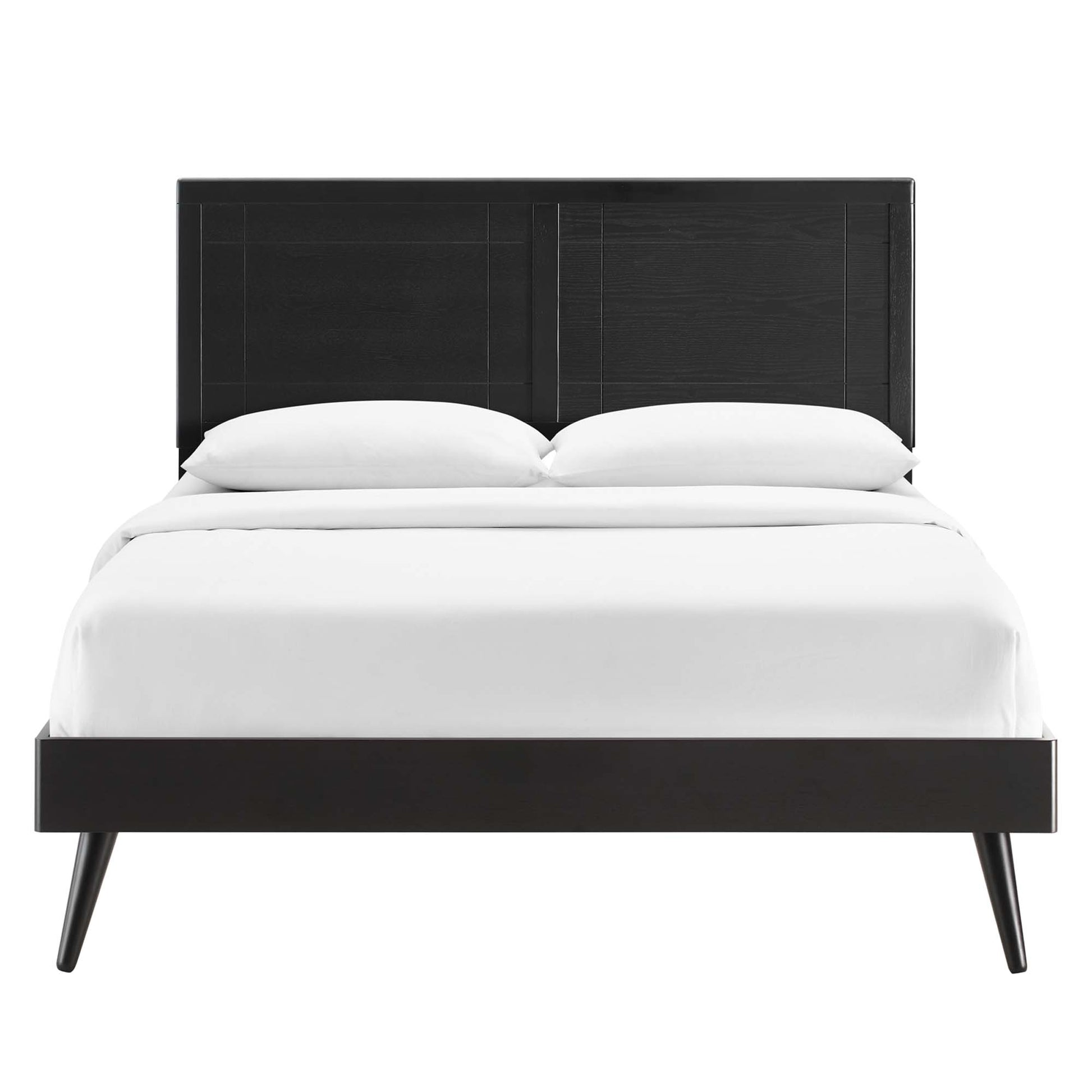 Marlee Wood Queen Platform Bed With Splayed Legs by Modway - Best Buy Furniture