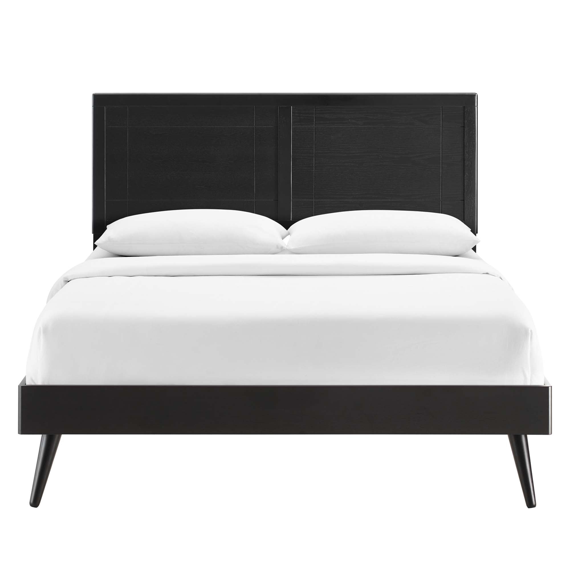 Marlee Wood Queen Platform Bed With Splayed Legs by Modway - Best Buy Furniture