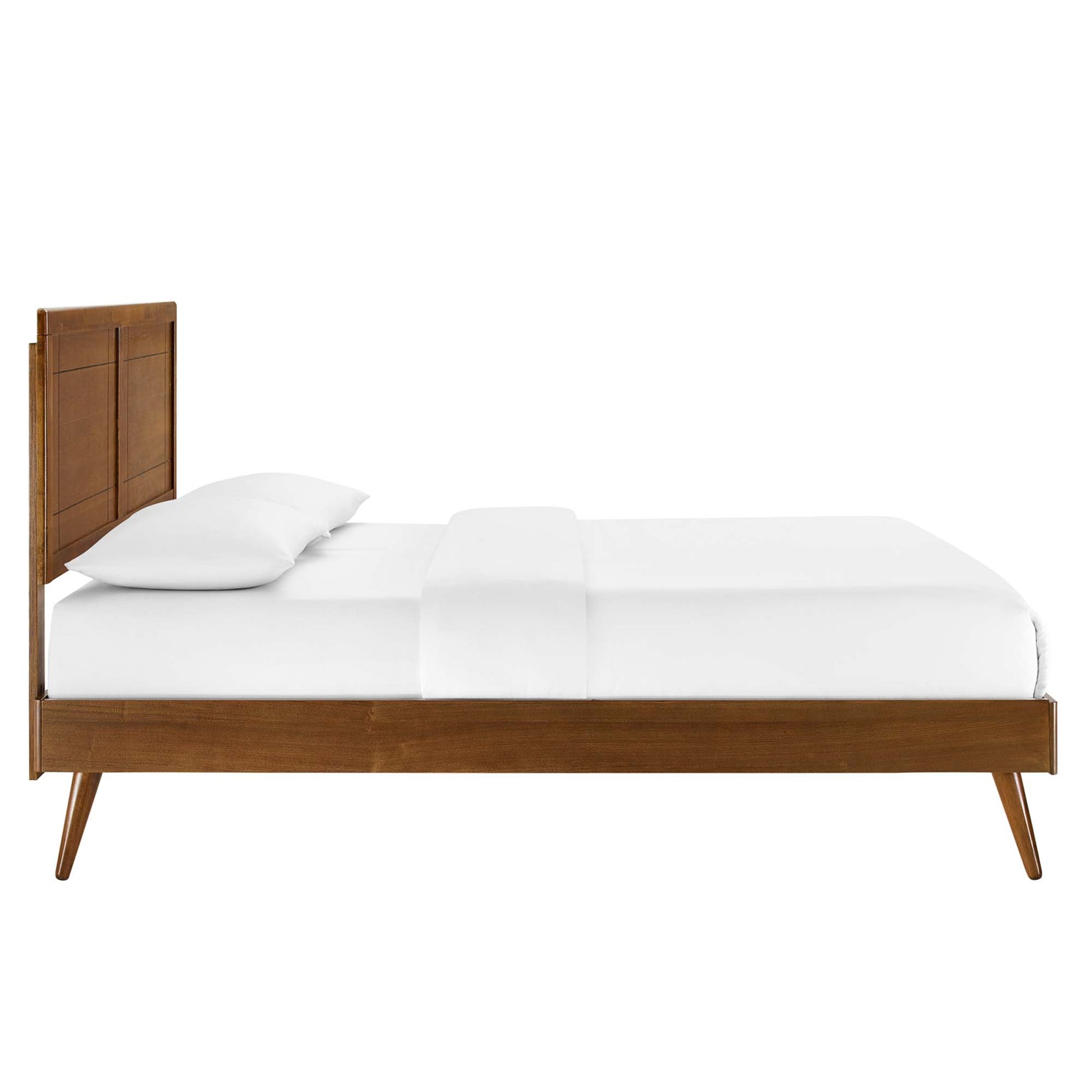 Marlee Wood Queen Platform Bed With Splayed Legs by Modway - Best Buy Furniture