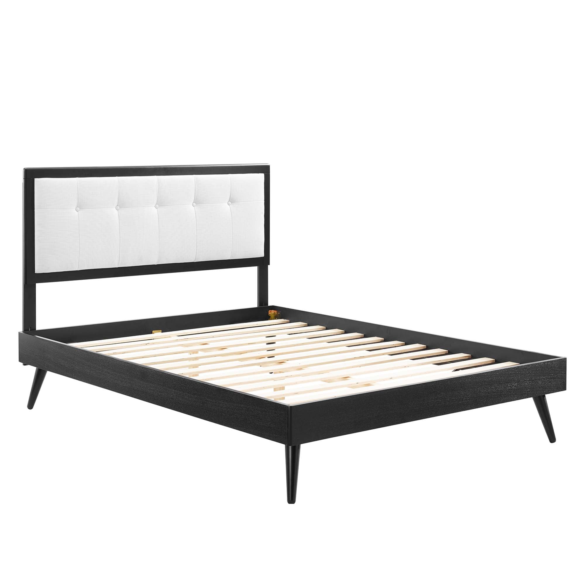 Willow Wood Queen Platform Bed With Splayed Legs by Modway - Best Buy Furniture