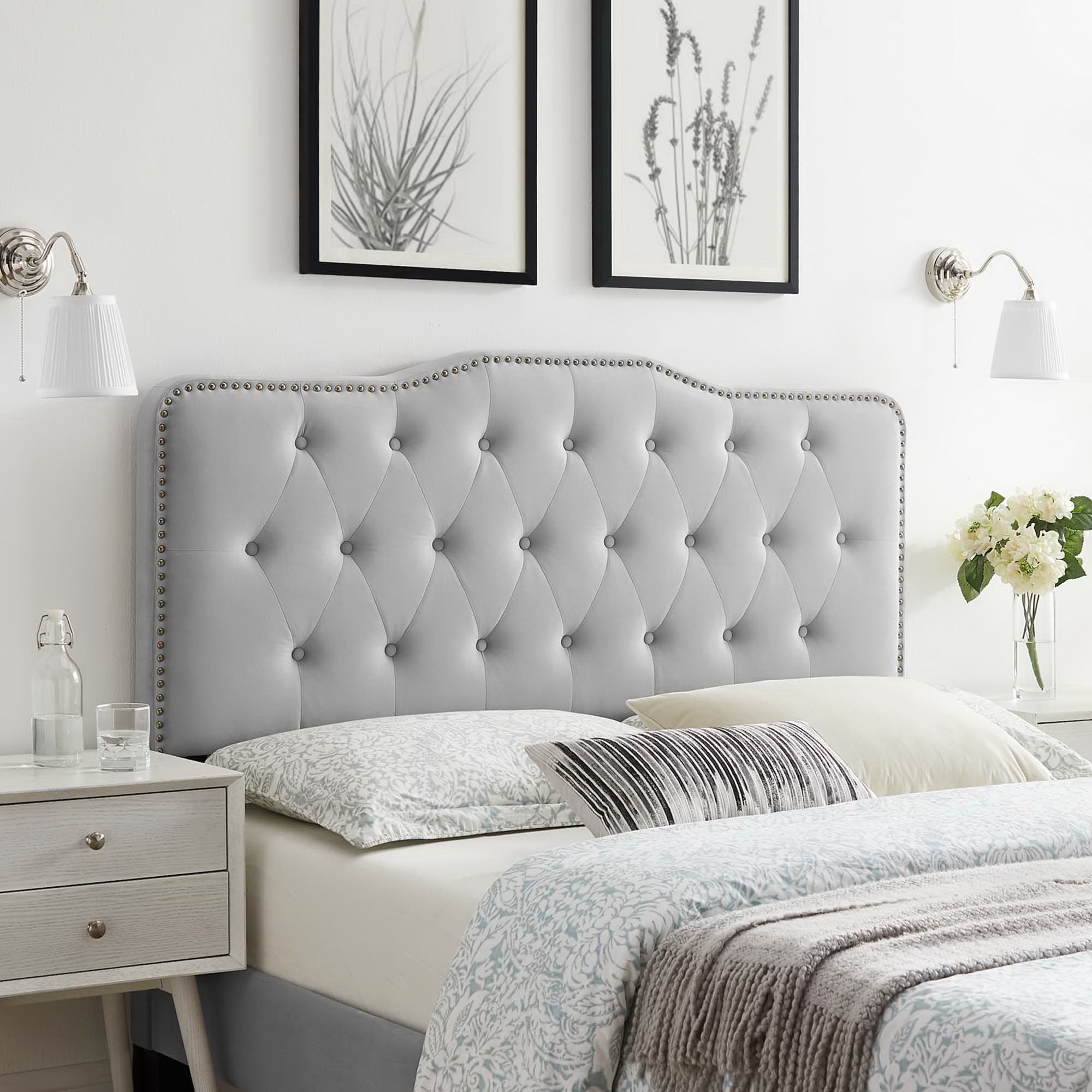 Sophia Tufted Performance Velvet Twin Headboard by Modway - Best Buy Furniture