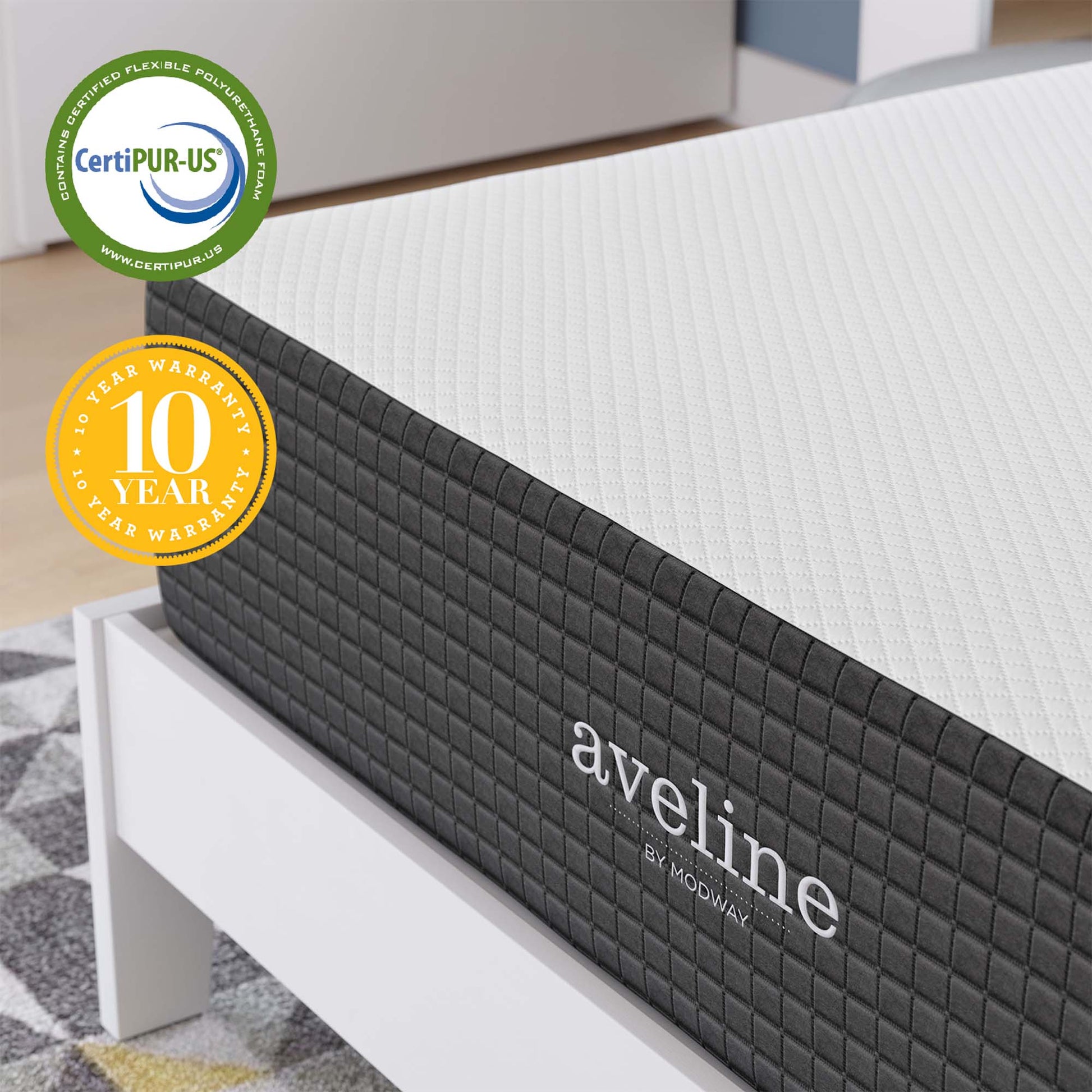 Aveline 12" Memory Foam Full Mattress by Modway - Best Buy Furniture