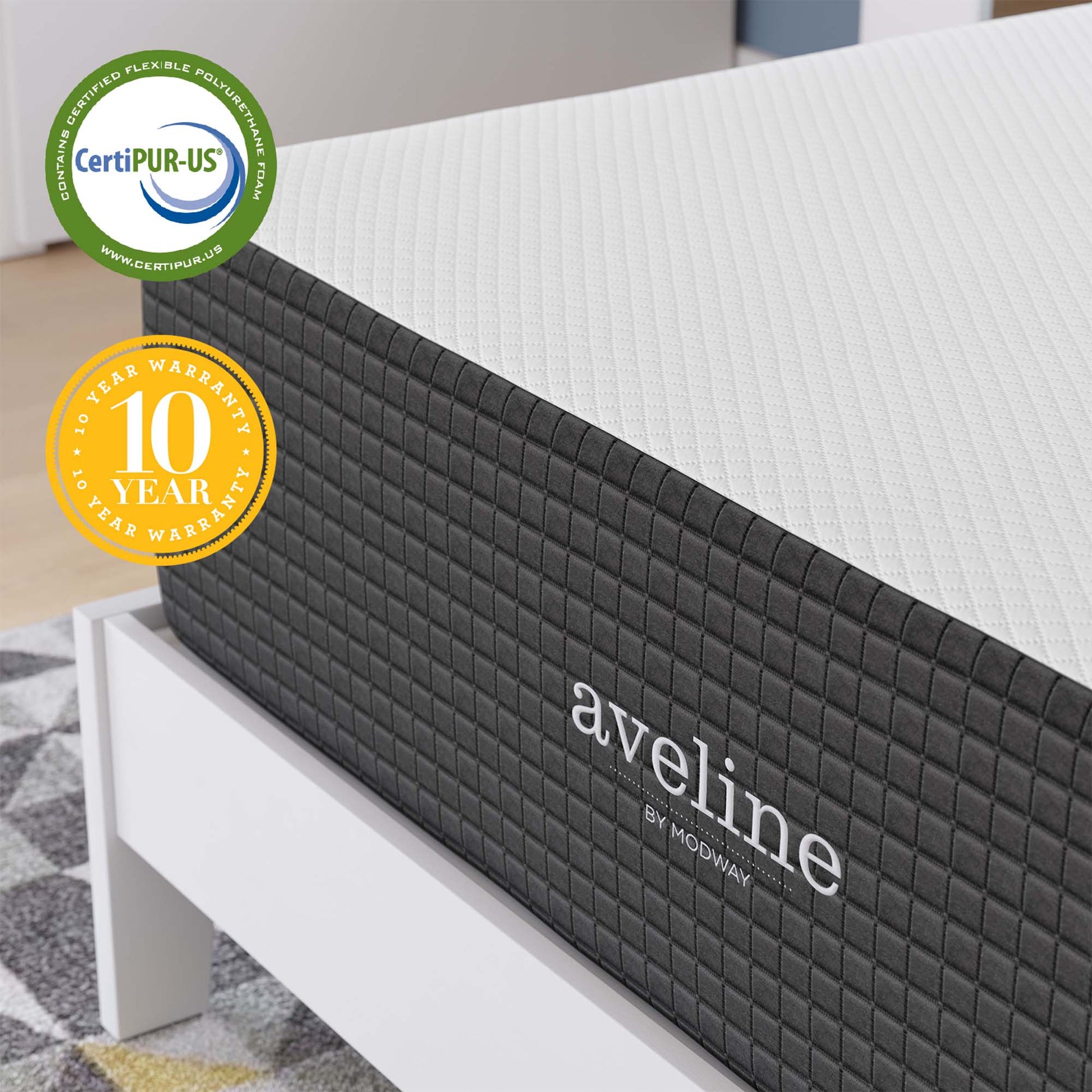 Aveline 14" Memory Foam Full Mattress by Modway - Best Buy Furniture