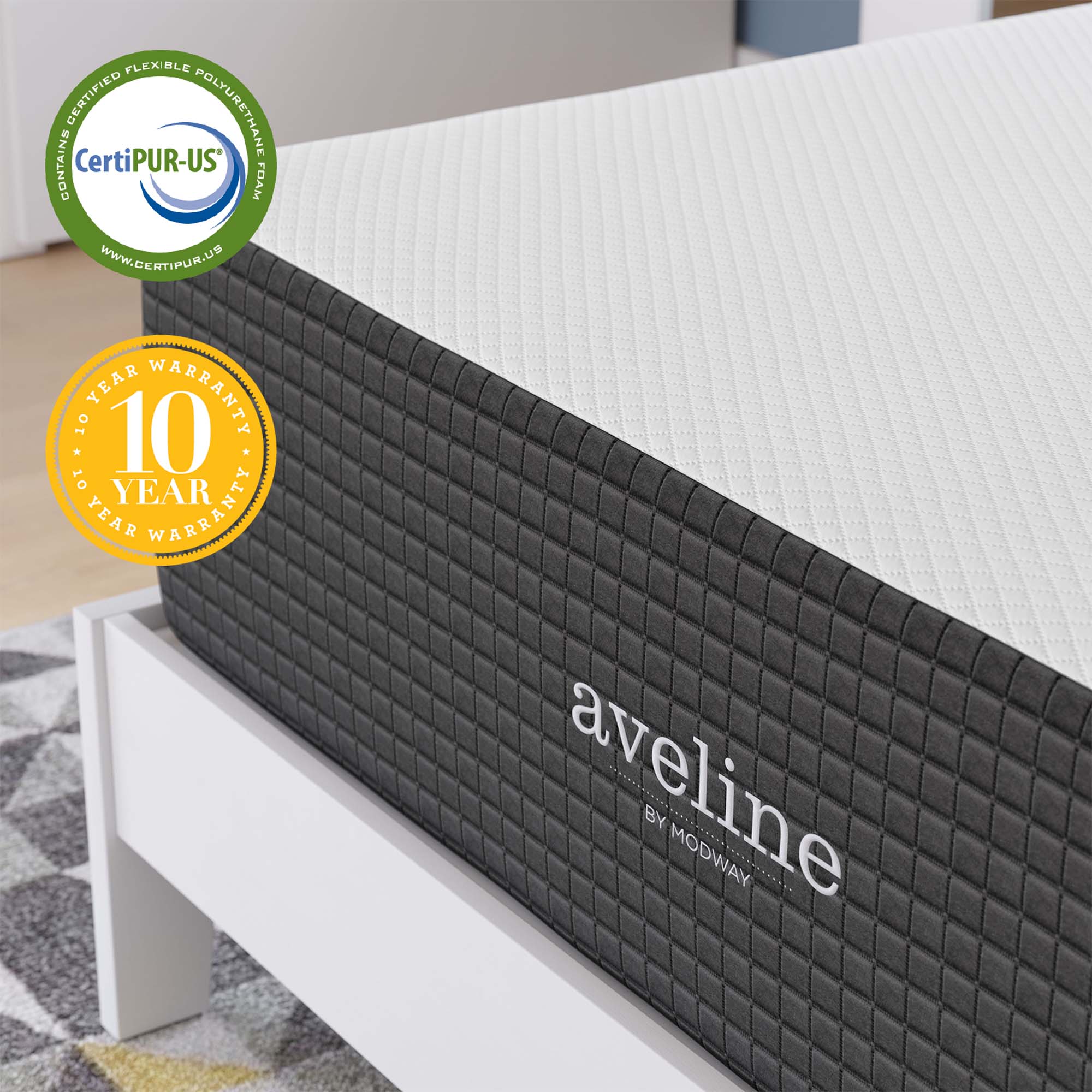 Aveline 14" Memory Foam Full Mattress by Modway - Best Buy Furniture