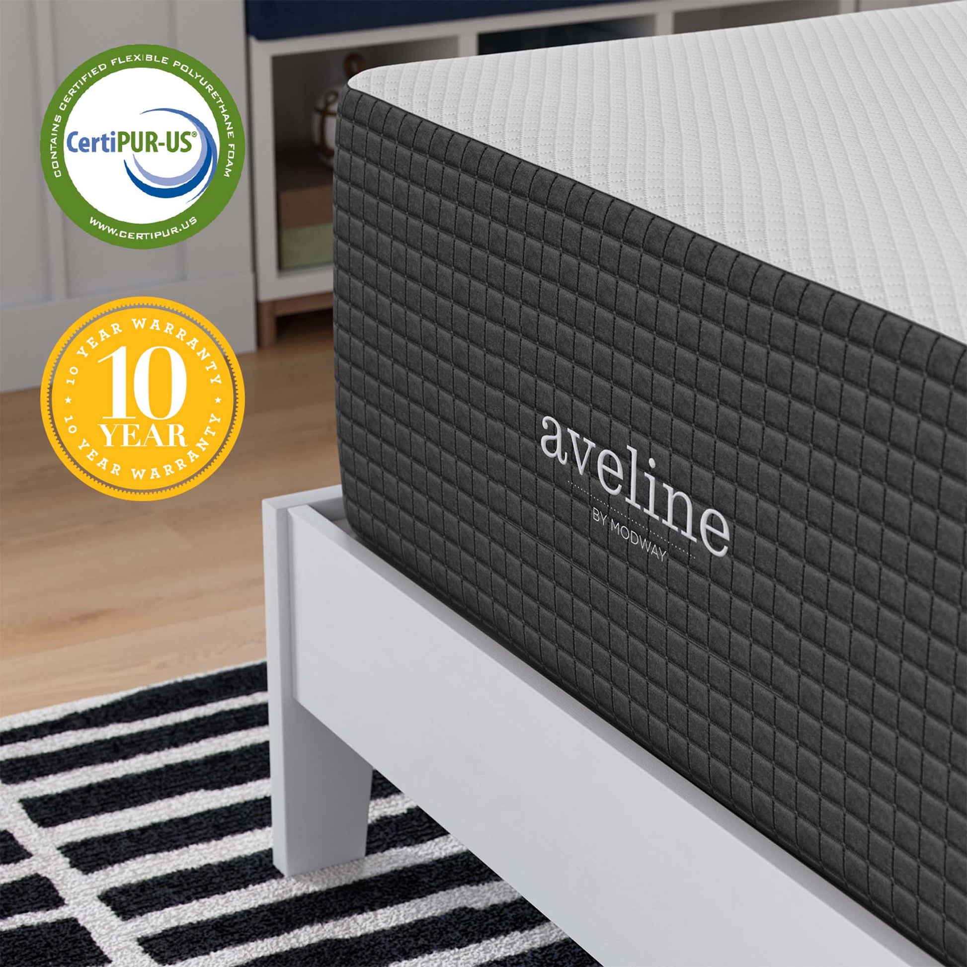 Aveline 16" Memory Foam Twin Mattress by Modway - Best Buy Furniture