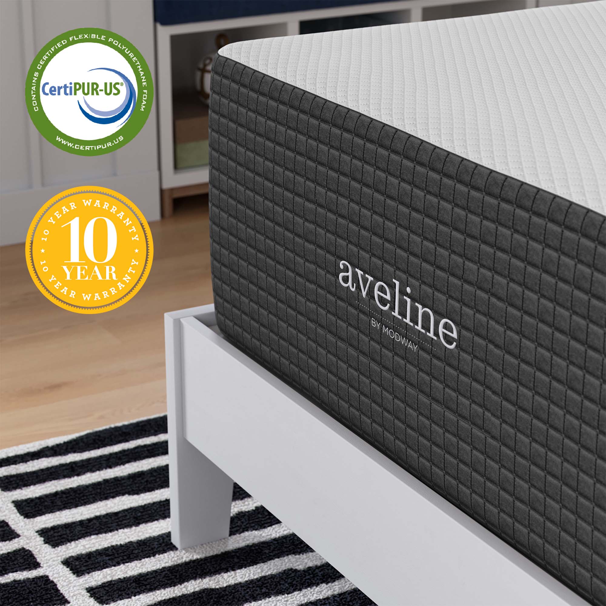 Aveline 16" Memory Foam Twin Mattress by Modway - Best Buy Furniture