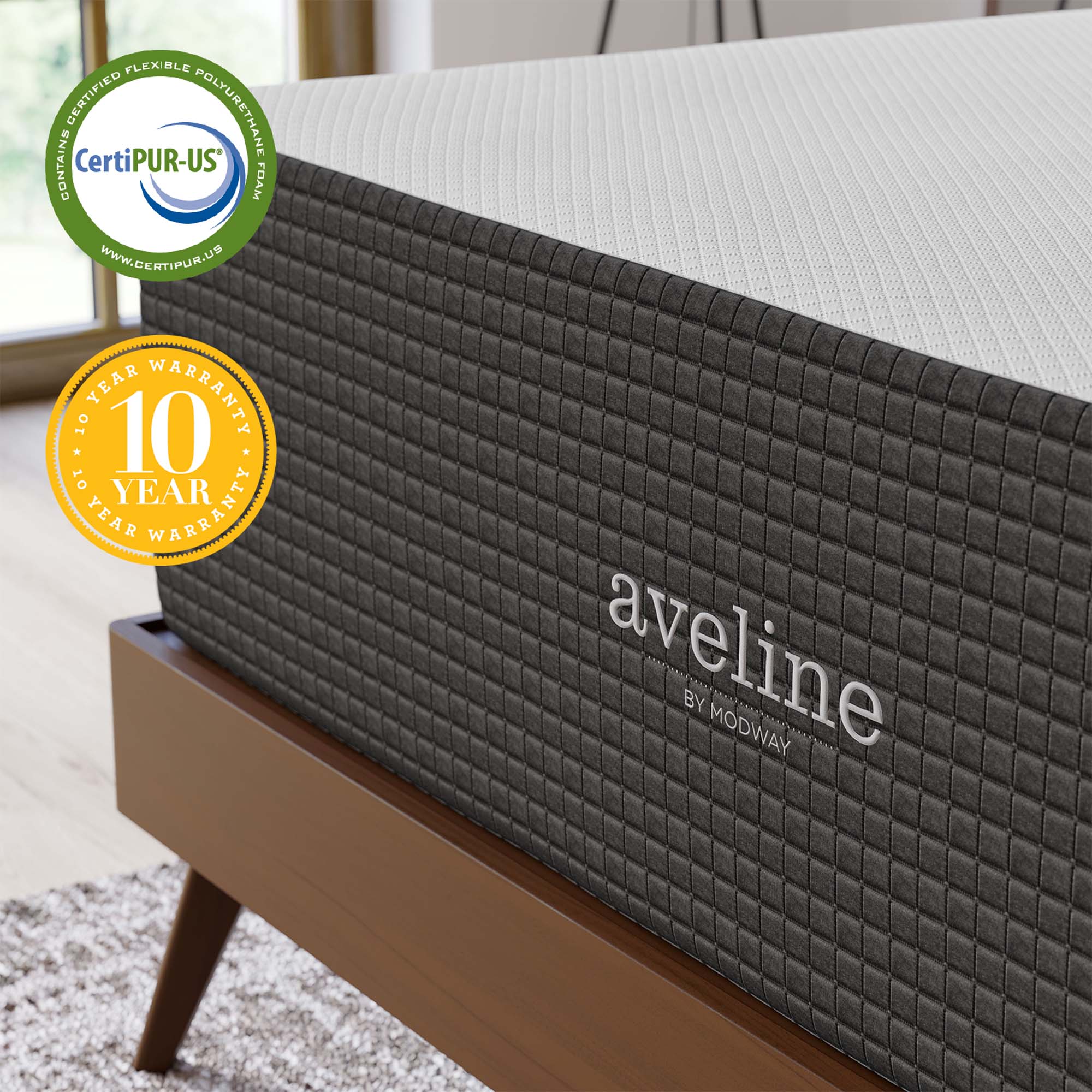 Aveline 16" Memory Foam Queen Mattress by Modway - Best Buy Furniture