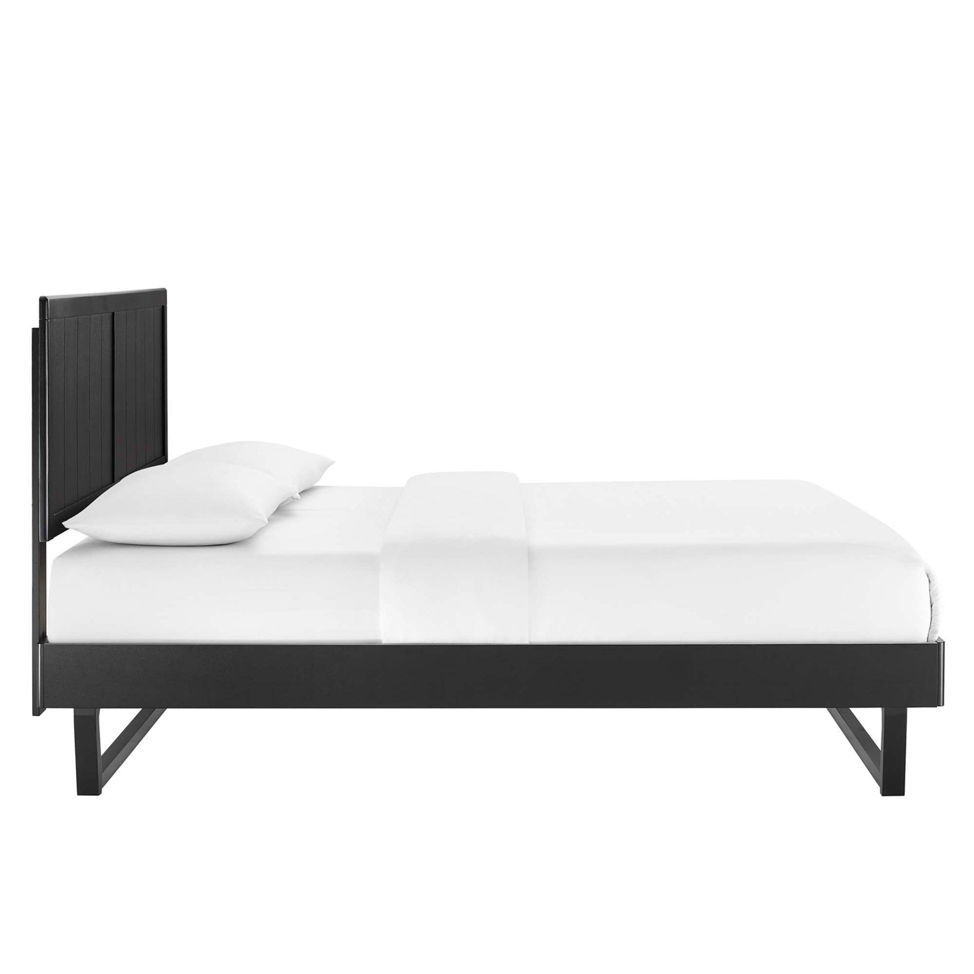 Alana Wood Full Platform Bed With Angular Frame by Modway - Best Buy Furniture