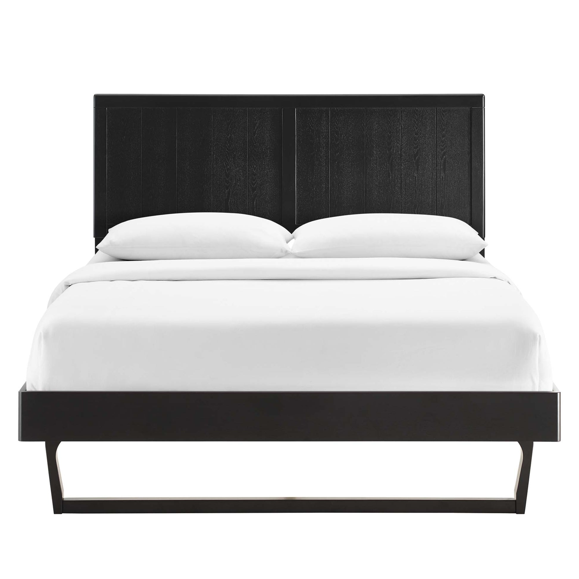 Alana Wood Full Platform Bed With Angular Frame by Modway - Best Buy Furniture