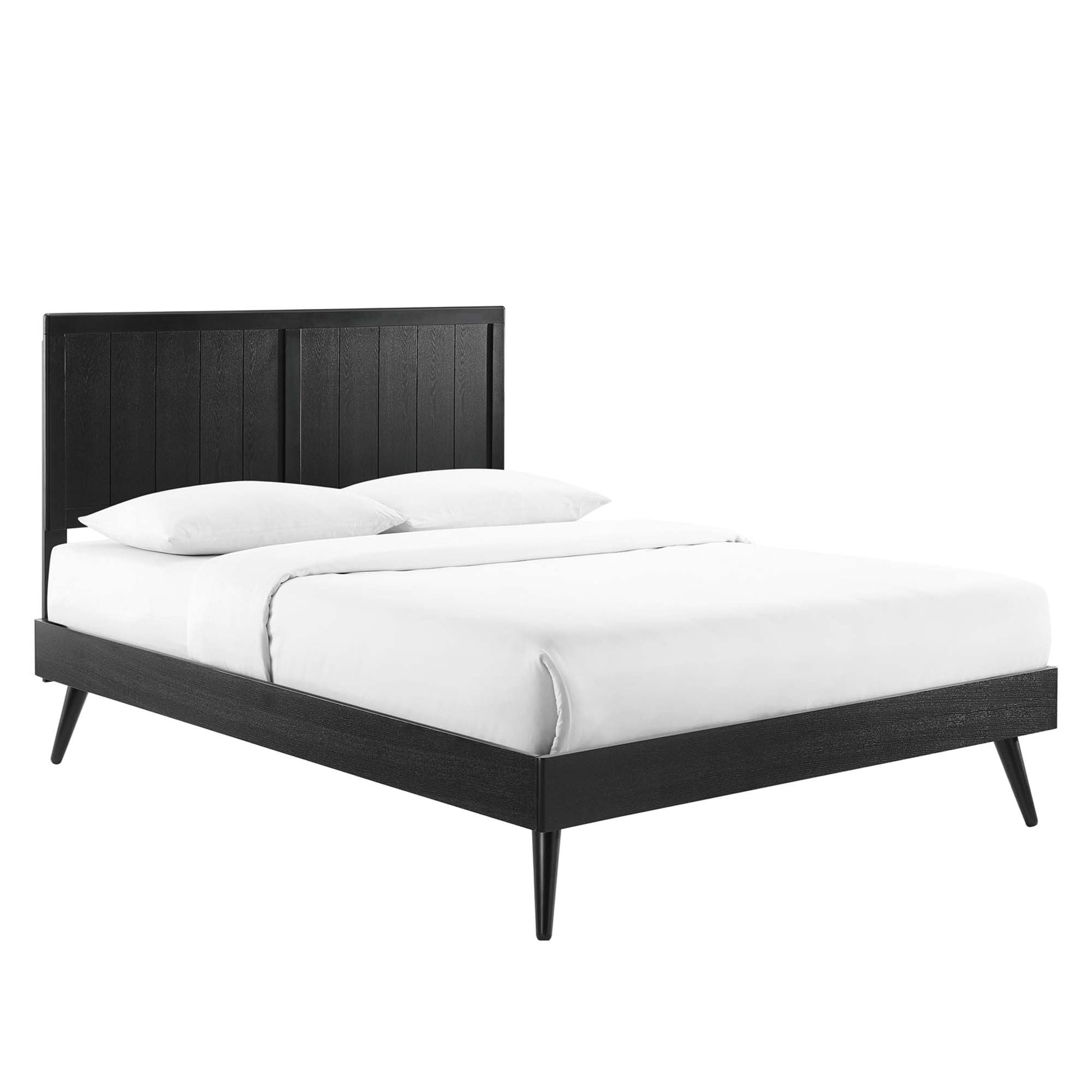 Alana Wood Full Platform Bed With Splayed Legs by Modway - Best Buy Furniture