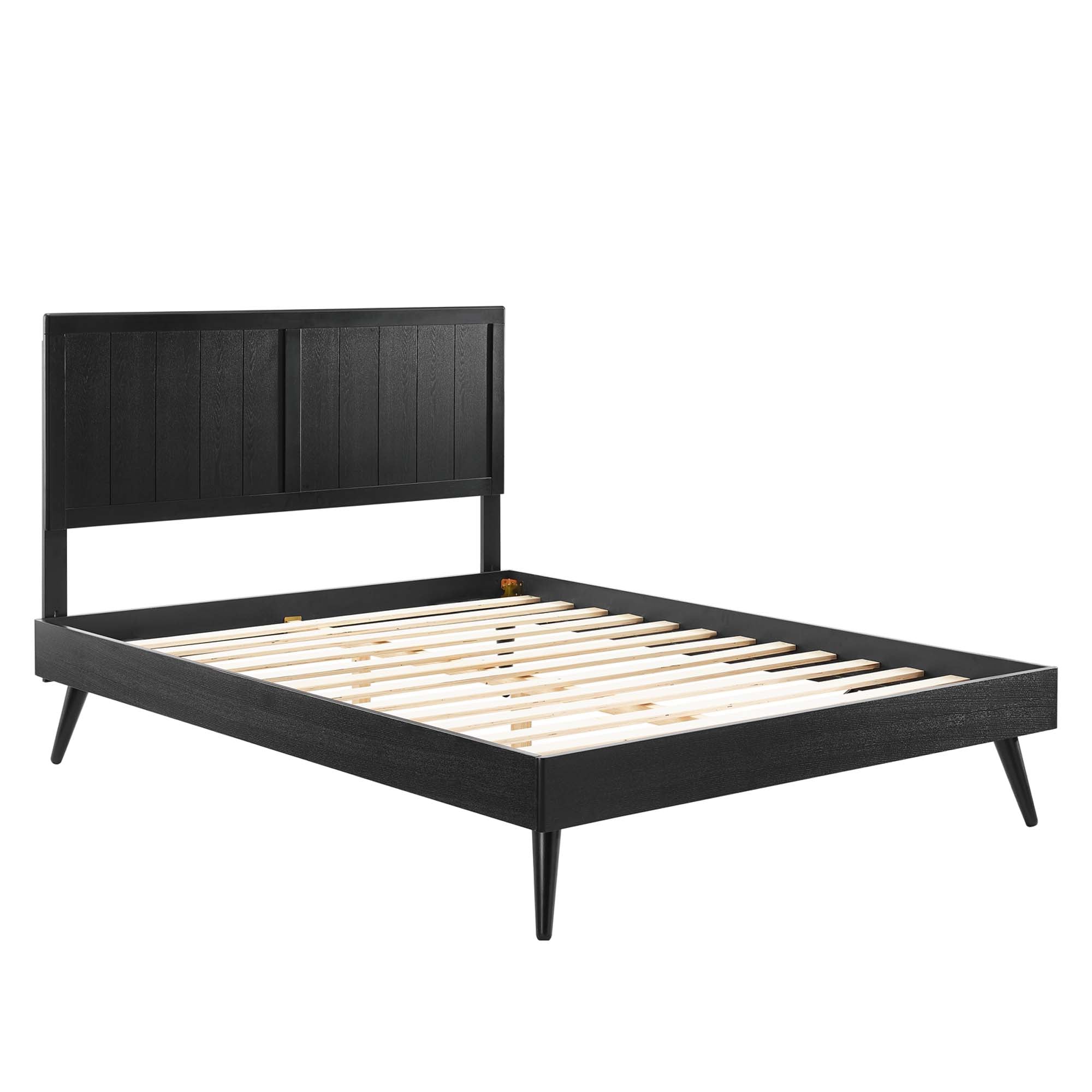 Alana Wood Full Platform Bed With Splayed Legs by Modway - Best Buy Furniture
