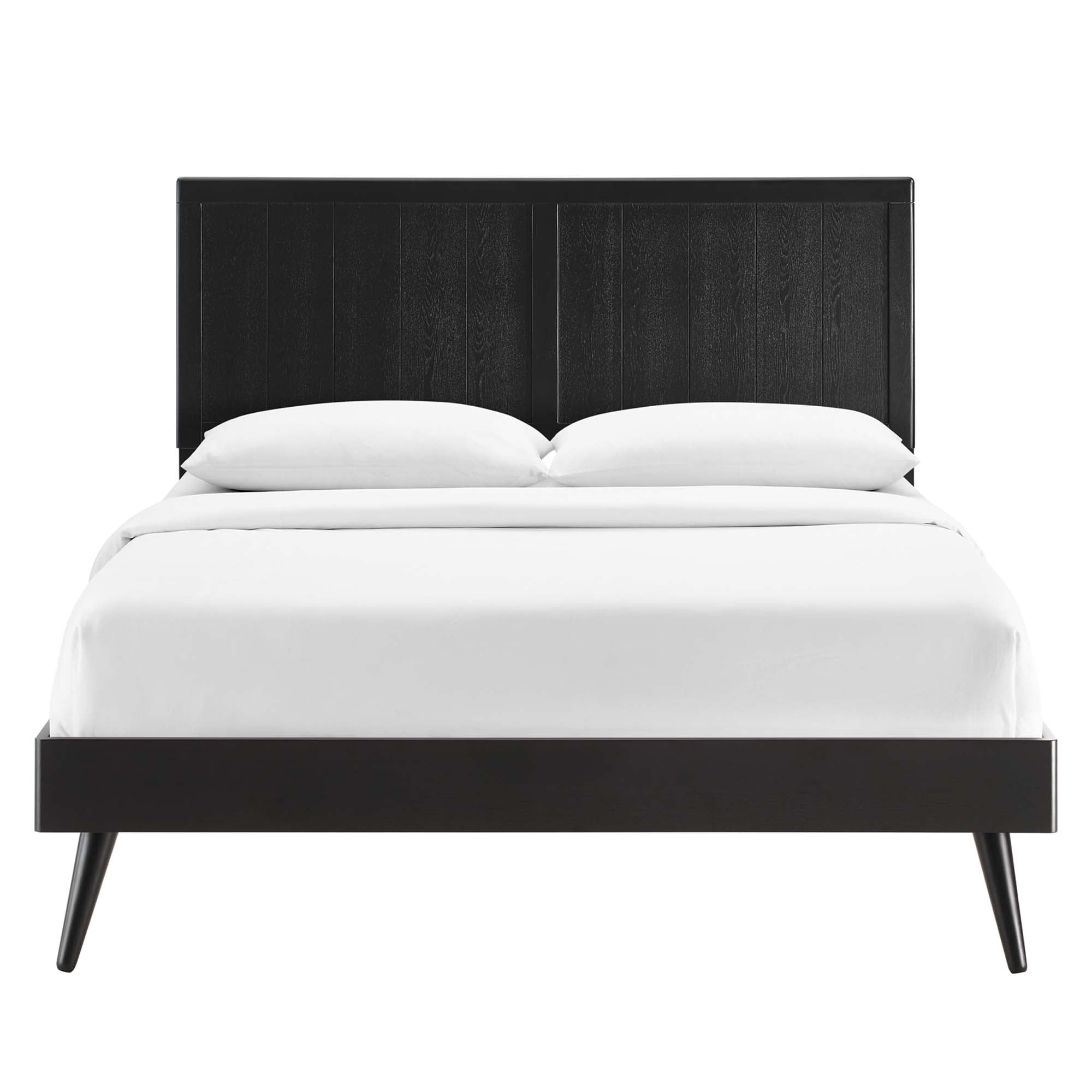 Alana Wood Full Platform Bed With Splayed Legs by Modway - Best Buy Furniture