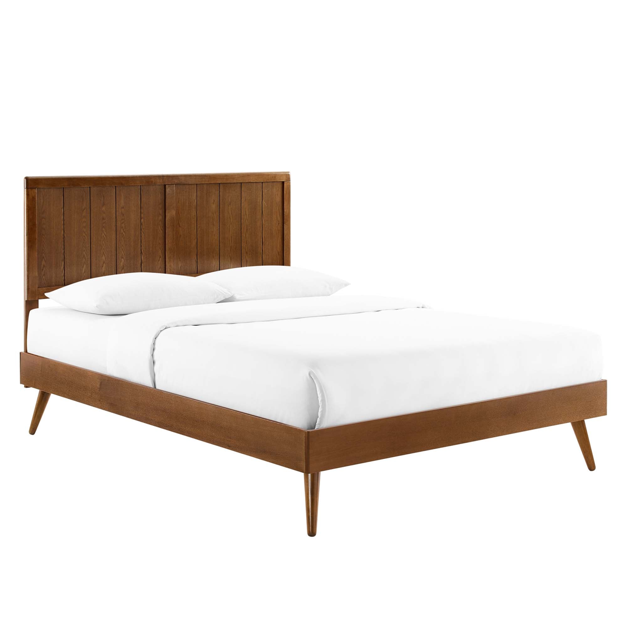 Alana Wood King Platform Bed With Splayed Legs by Modway - Best Buy Furniture