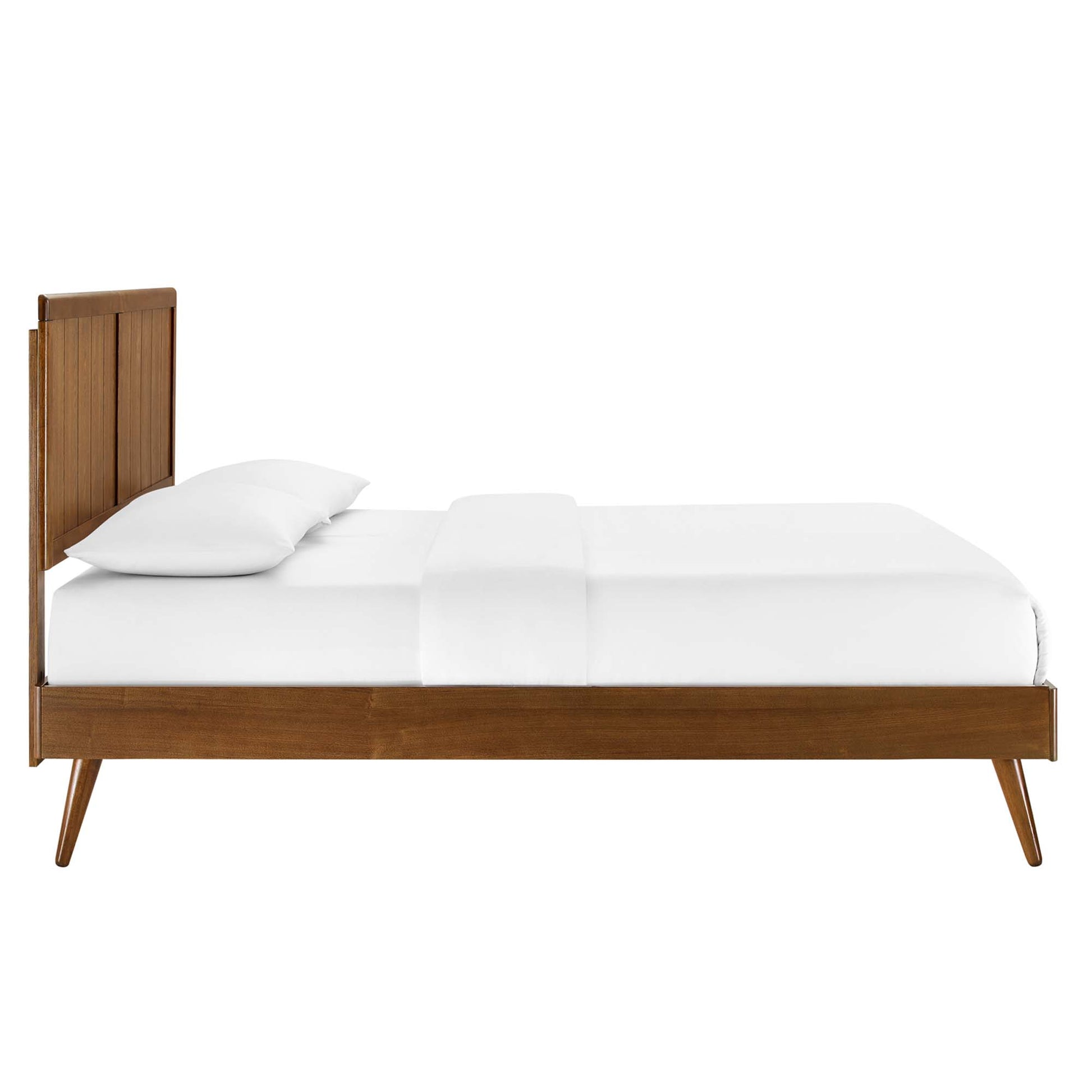 Alana Wood King Platform Bed With Splayed Legs by Modway - Best Buy Furniture