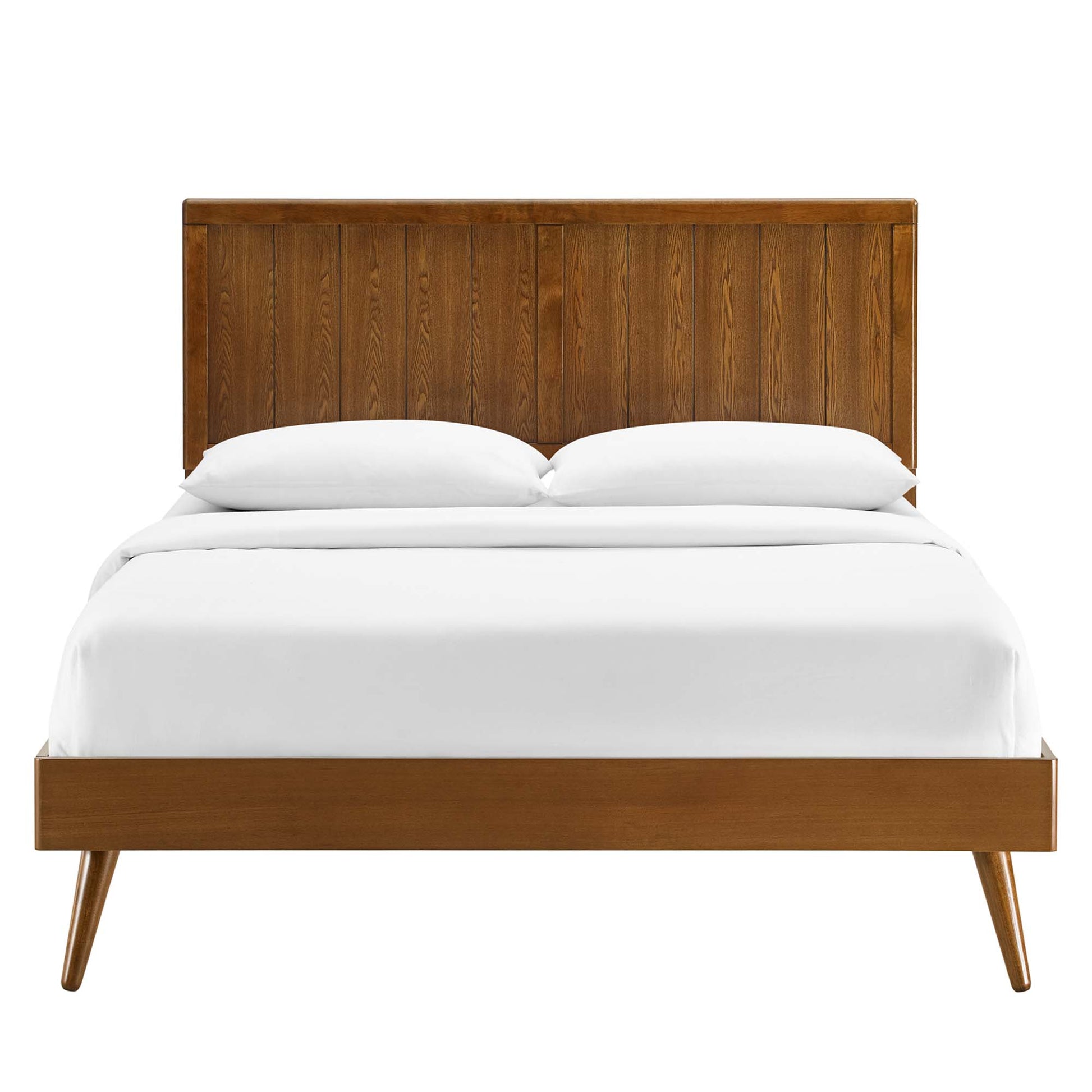 Alana Wood King Platform Bed With Splayed Legs by Modway - Best Buy Furniture