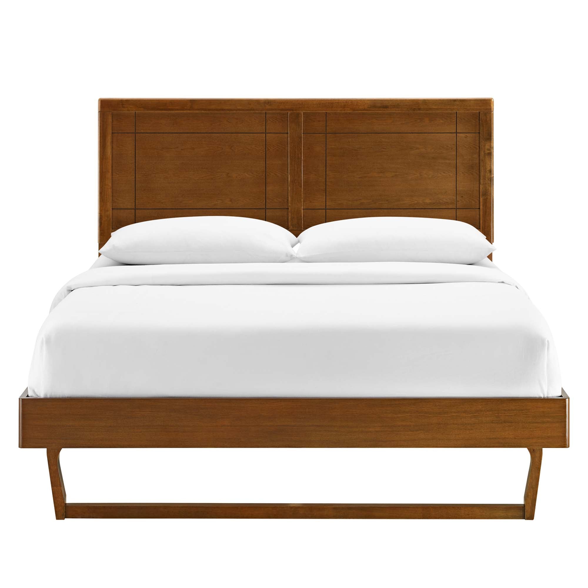 Marlee Wood King Platform Bed With Angular Frame by Modway - Best Buy Furniture