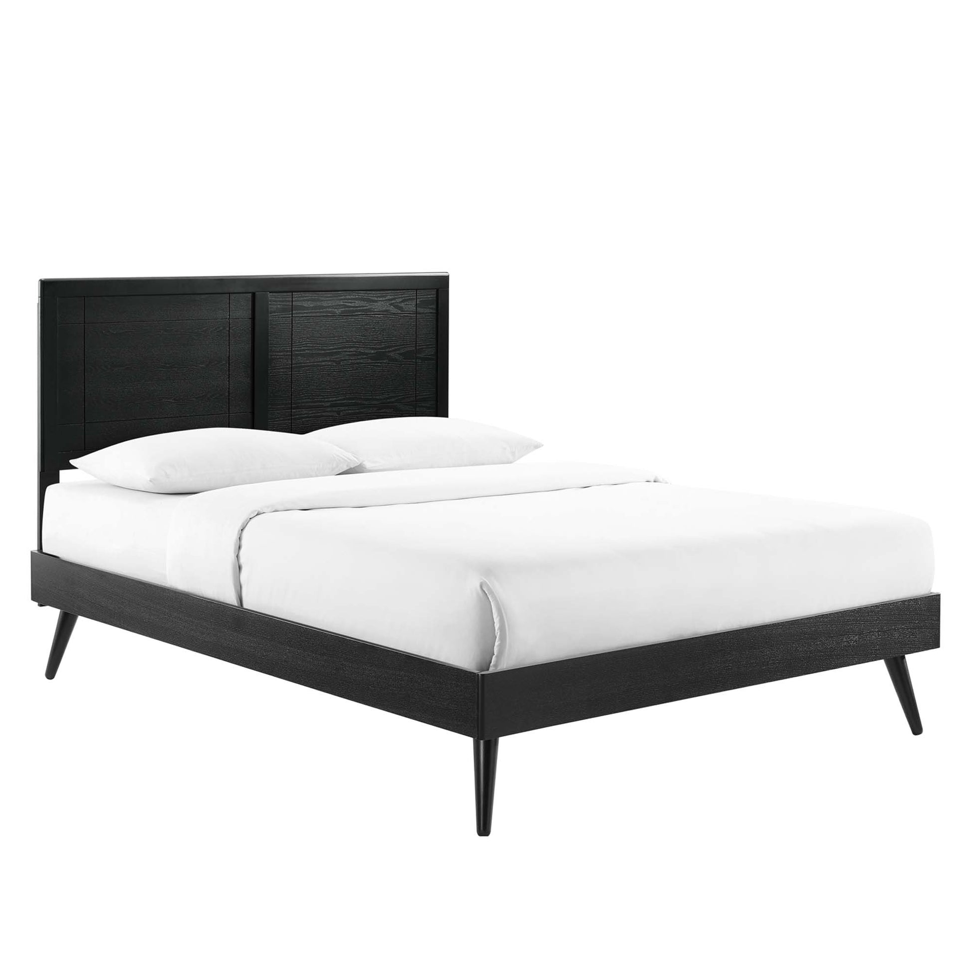 Marlee Wood King Platform Bed With Splayed Legs by Modway - Best Buy Furniture