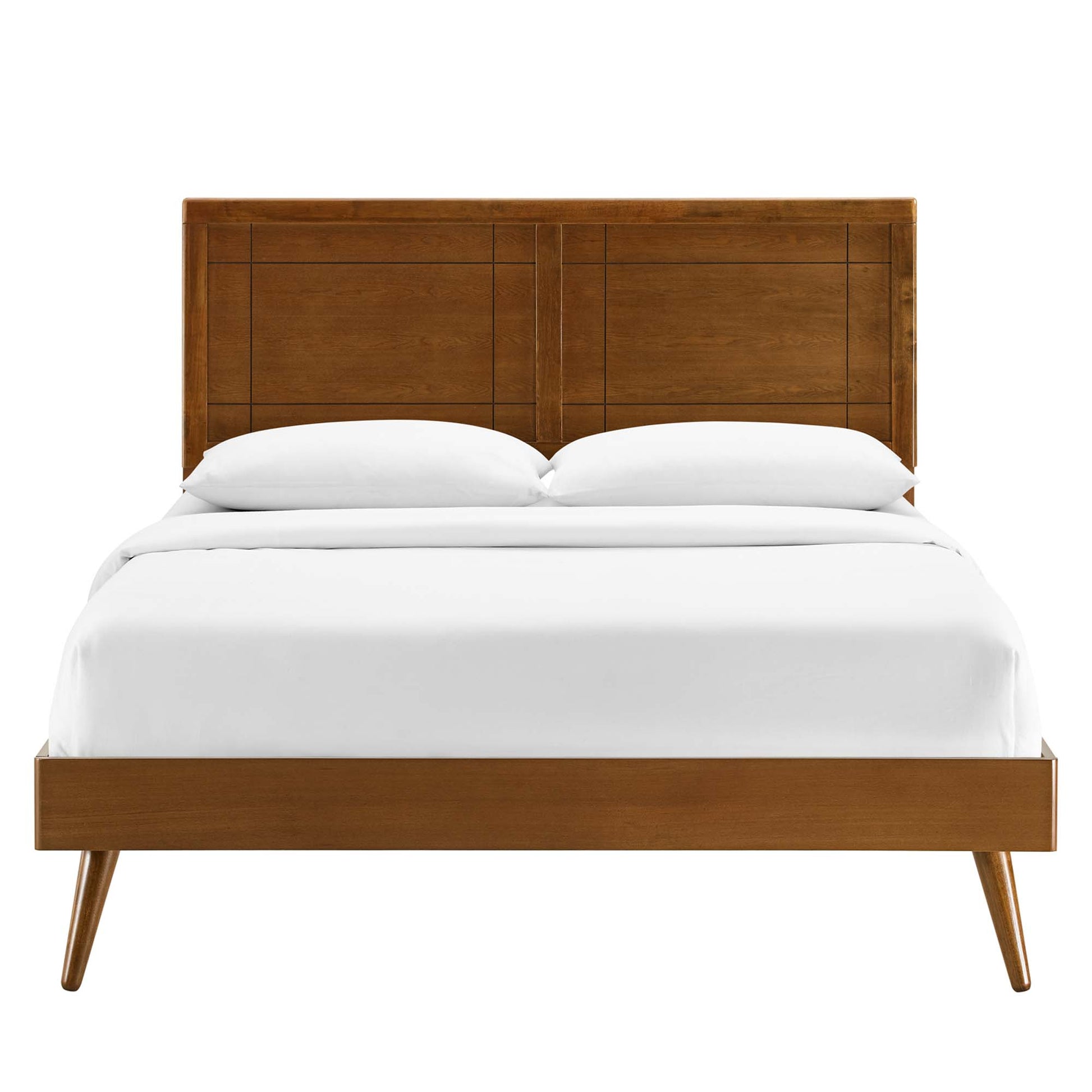 Marlee Wood King Platform Bed With Splayed Legs by Modway - Best Buy Furniture