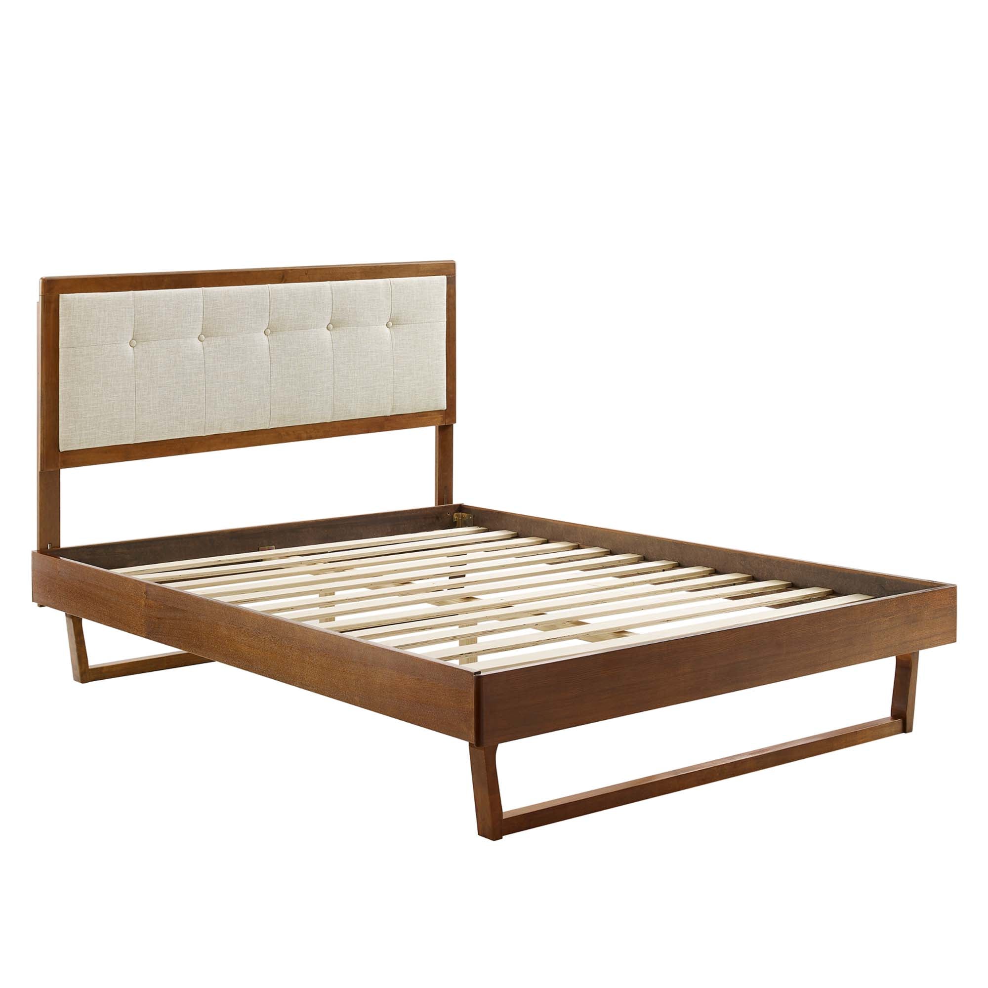 Willow Wood Full Platform Bed With Angular Frame by Modway - Best Buy Furniture