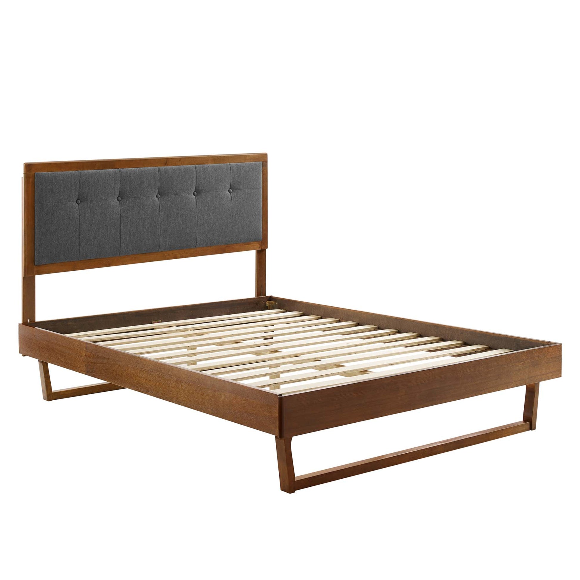 Willow Wood Full Platform Bed With Angular Frame by Modway - Best Buy Furniture