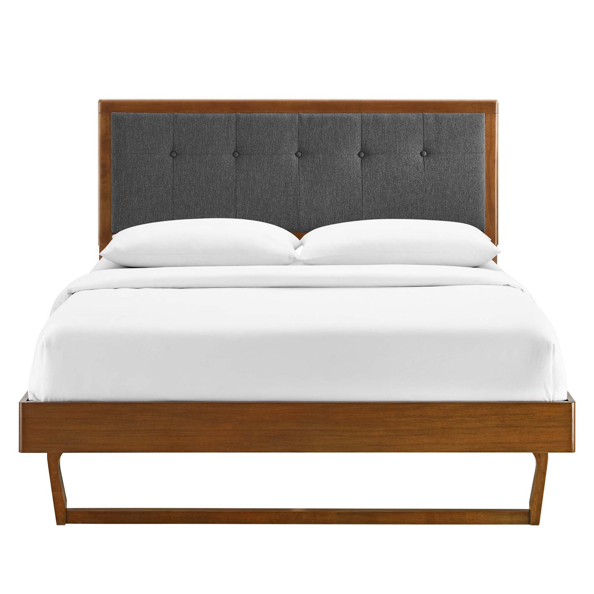 Willow Wood Full Platform Bed With Angular Frame by Modway - Best Buy Furniture
