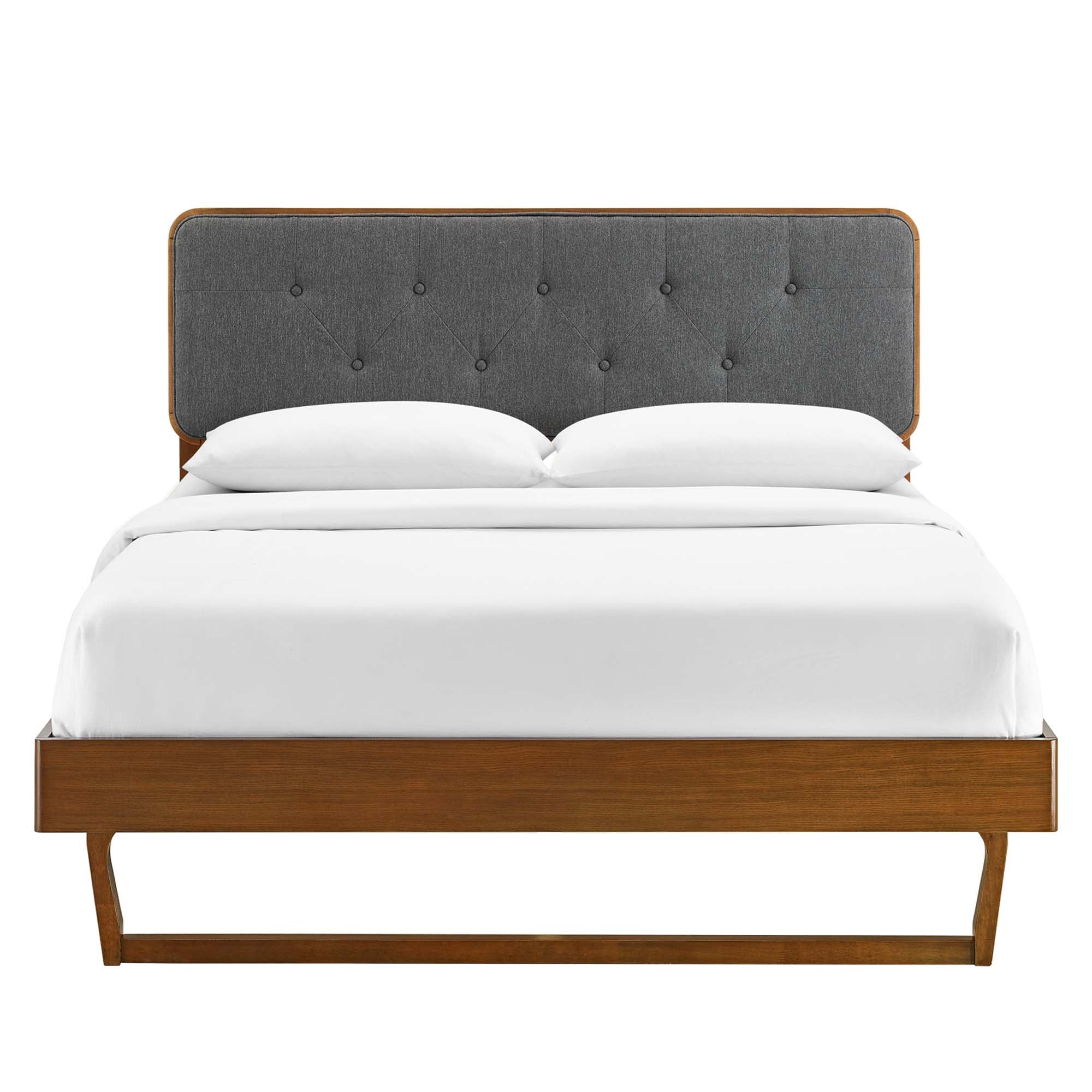 Bridgette Wood Full Platform Bed With Angular Frame by Modway - Best Buy Furniture