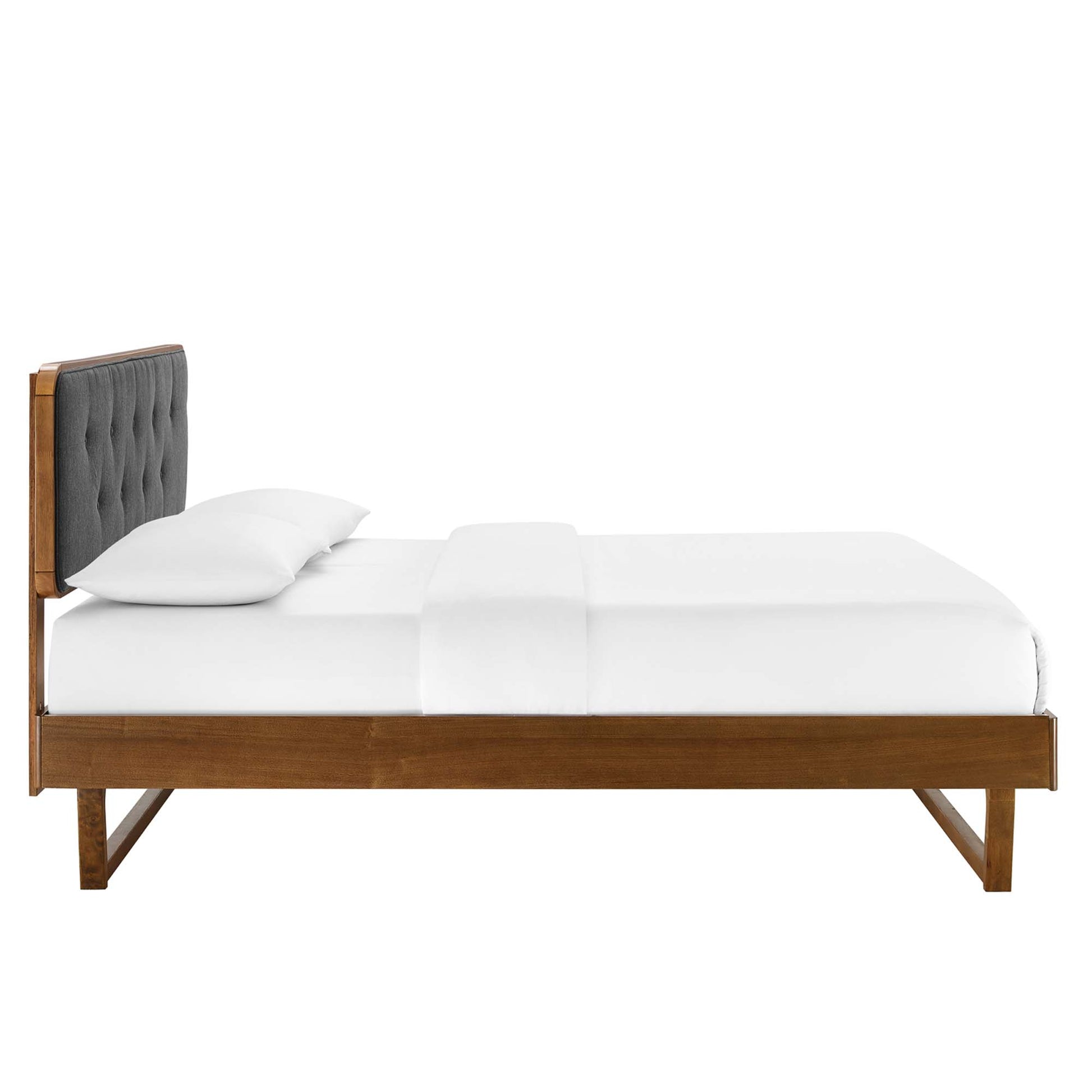 Bridgette Wood King Platform Bed With Angular Frame by Modway - Best Buy Furniture
