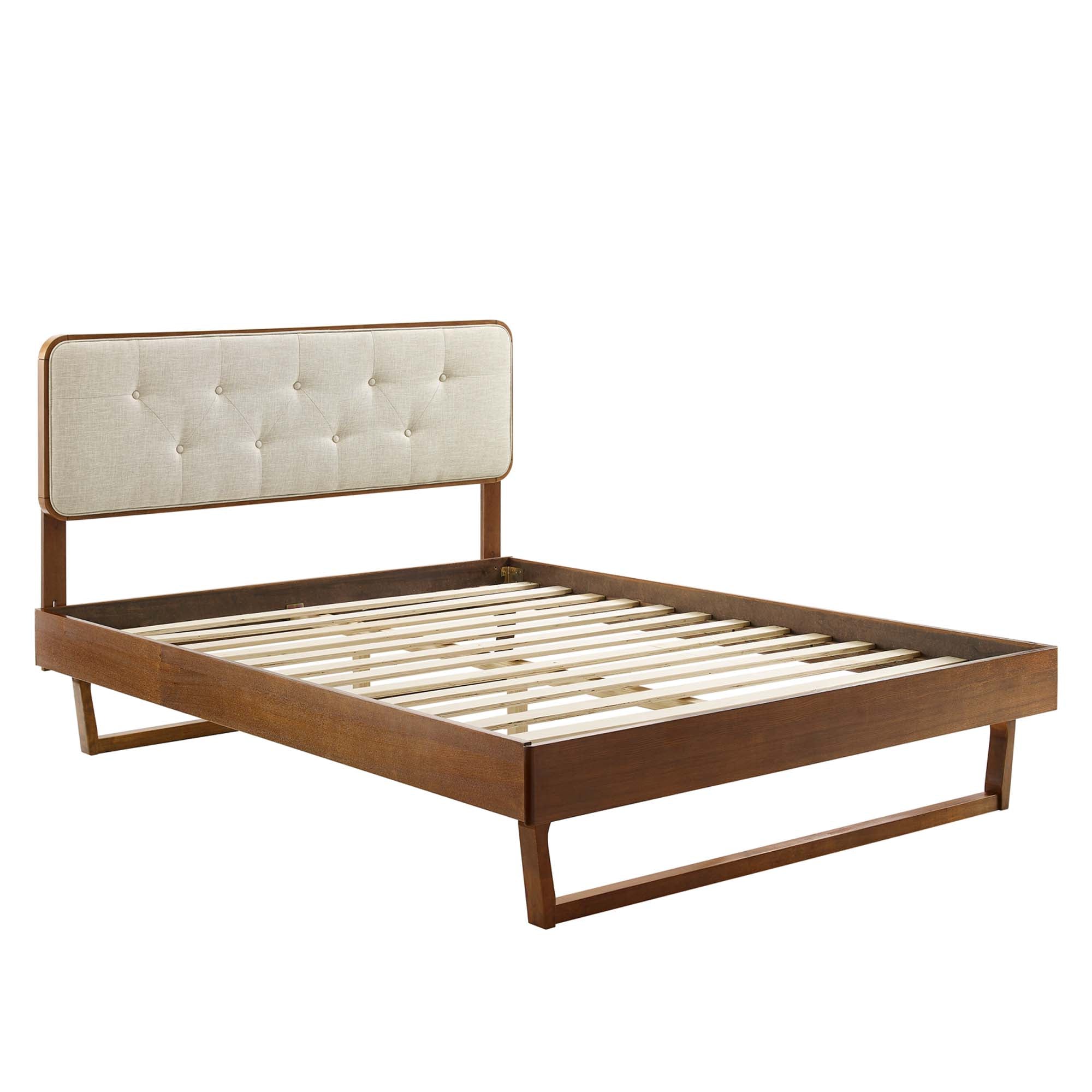 Bridgette Wood Twin Platform Bed With Angular Frame by Modway - Best Buy Furniture