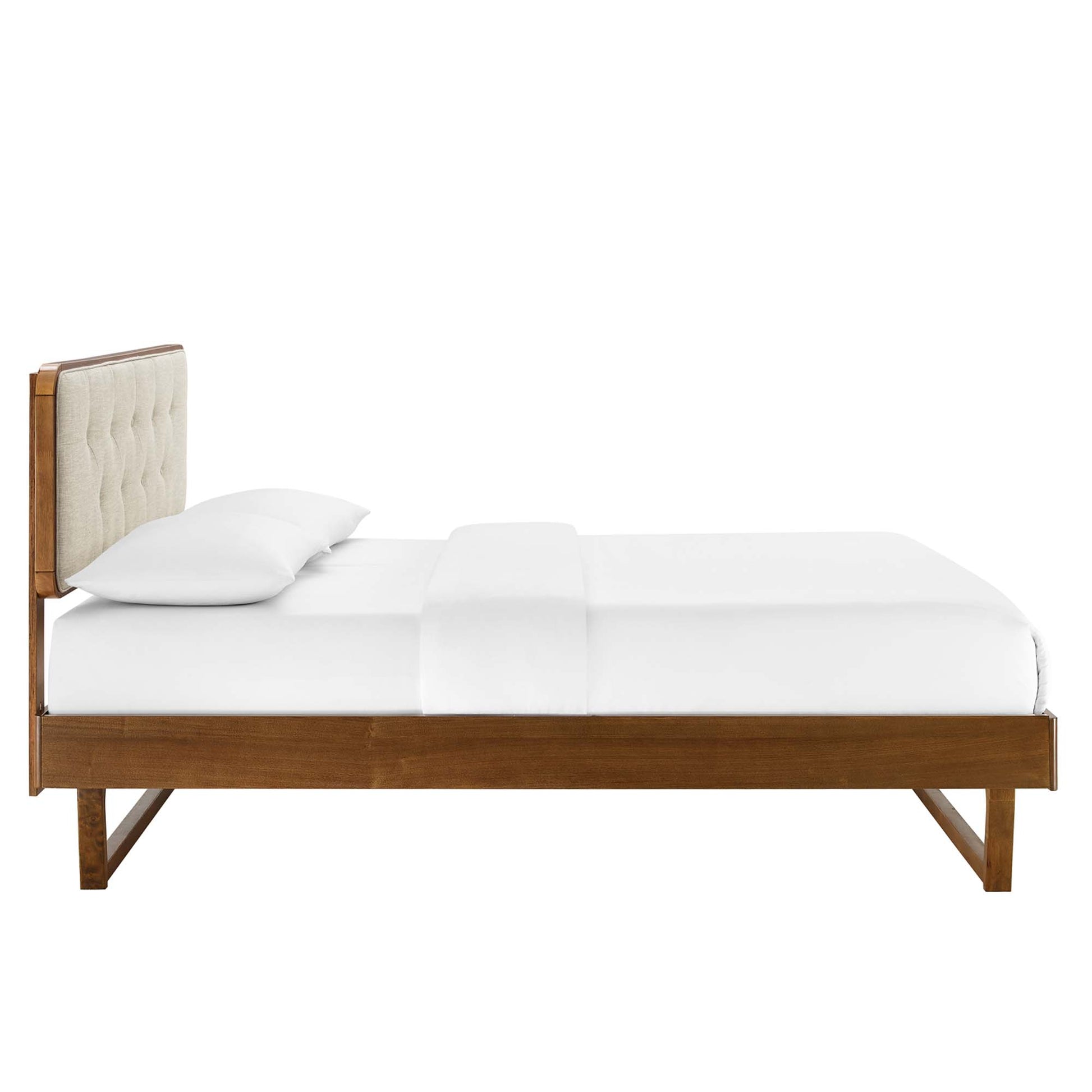 Bridgette Wood Twin Platform Bed With Angular Frame by Modway - Best Buy Furniture