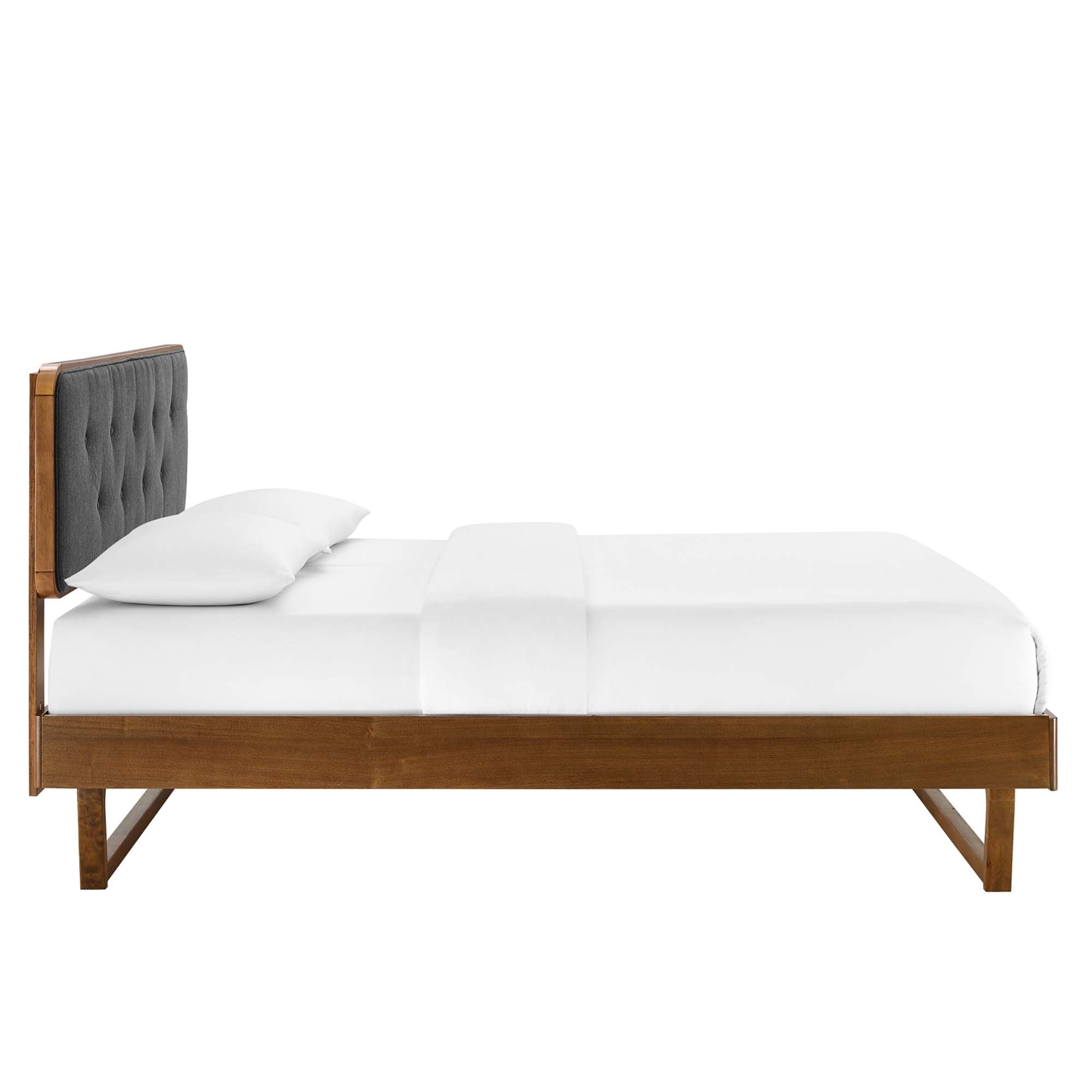 Bridgette Wood Twin Platform Bed With Angular Frame by Modway - Best Buy Furniture