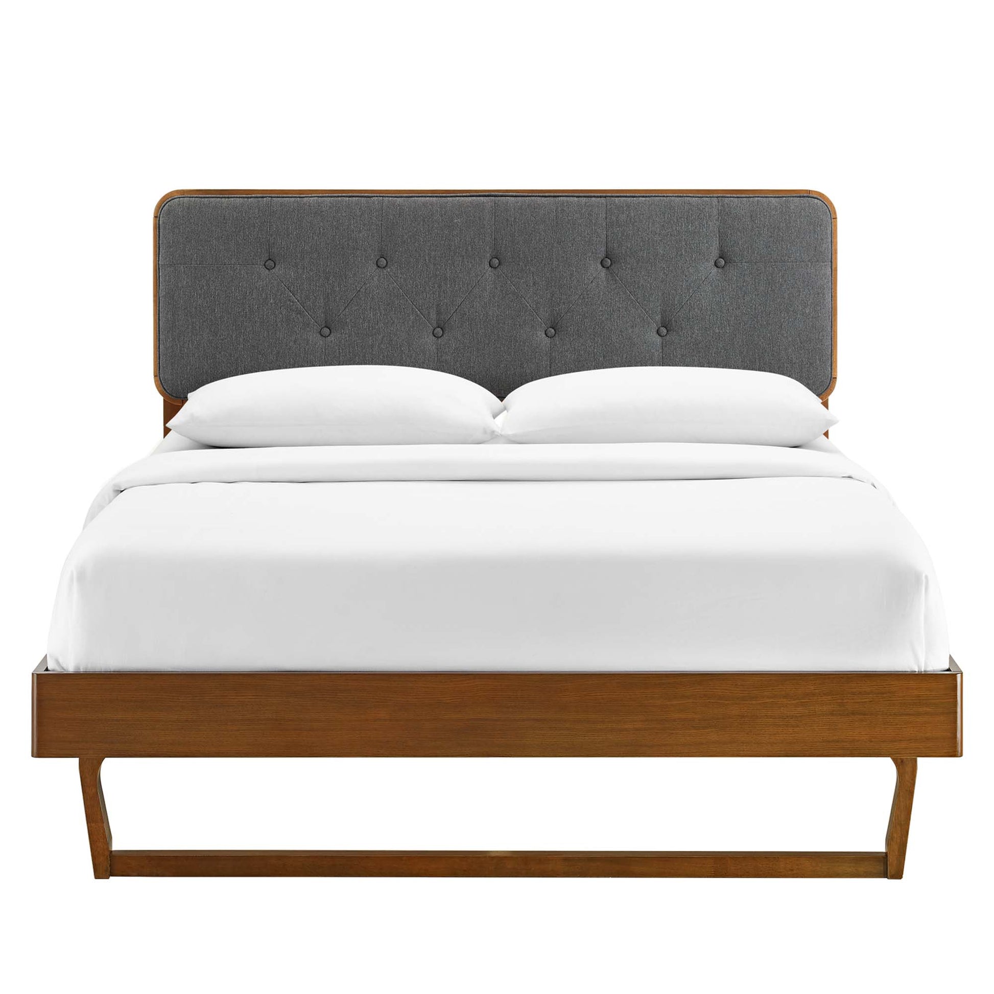 Bridgette Wood Twin Platform Bed With Angular Frame by Modway - Best Buy Furniture