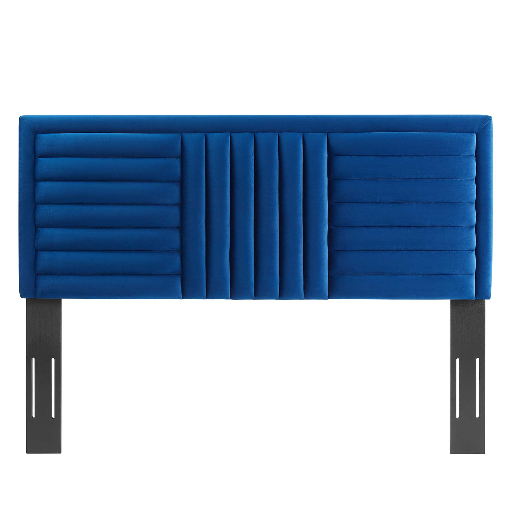 Believe Channel Tufted Performance Velvet Full/Queen Headboard by Modway - Best Buy Furniture