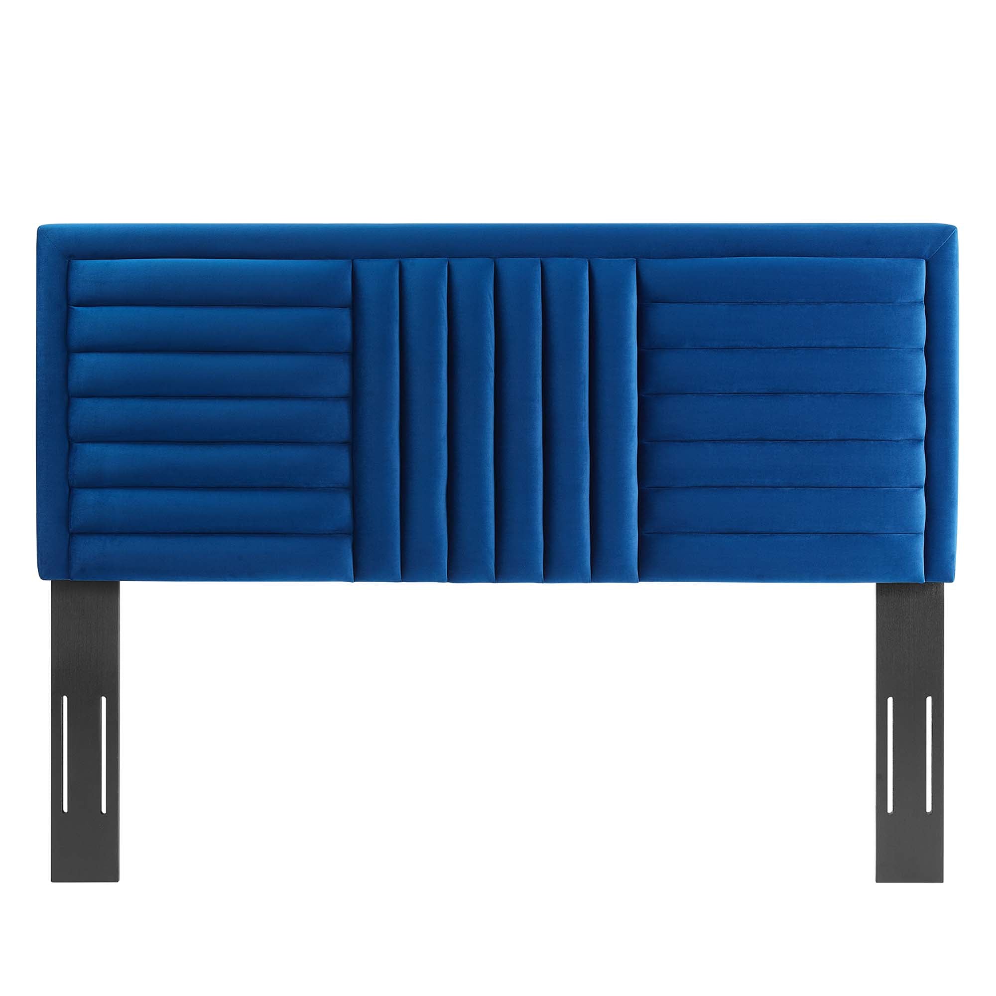 Believe Channel Tufted Performance Velvet Full/Queen Headboard by Modway - Best Buy Furniture