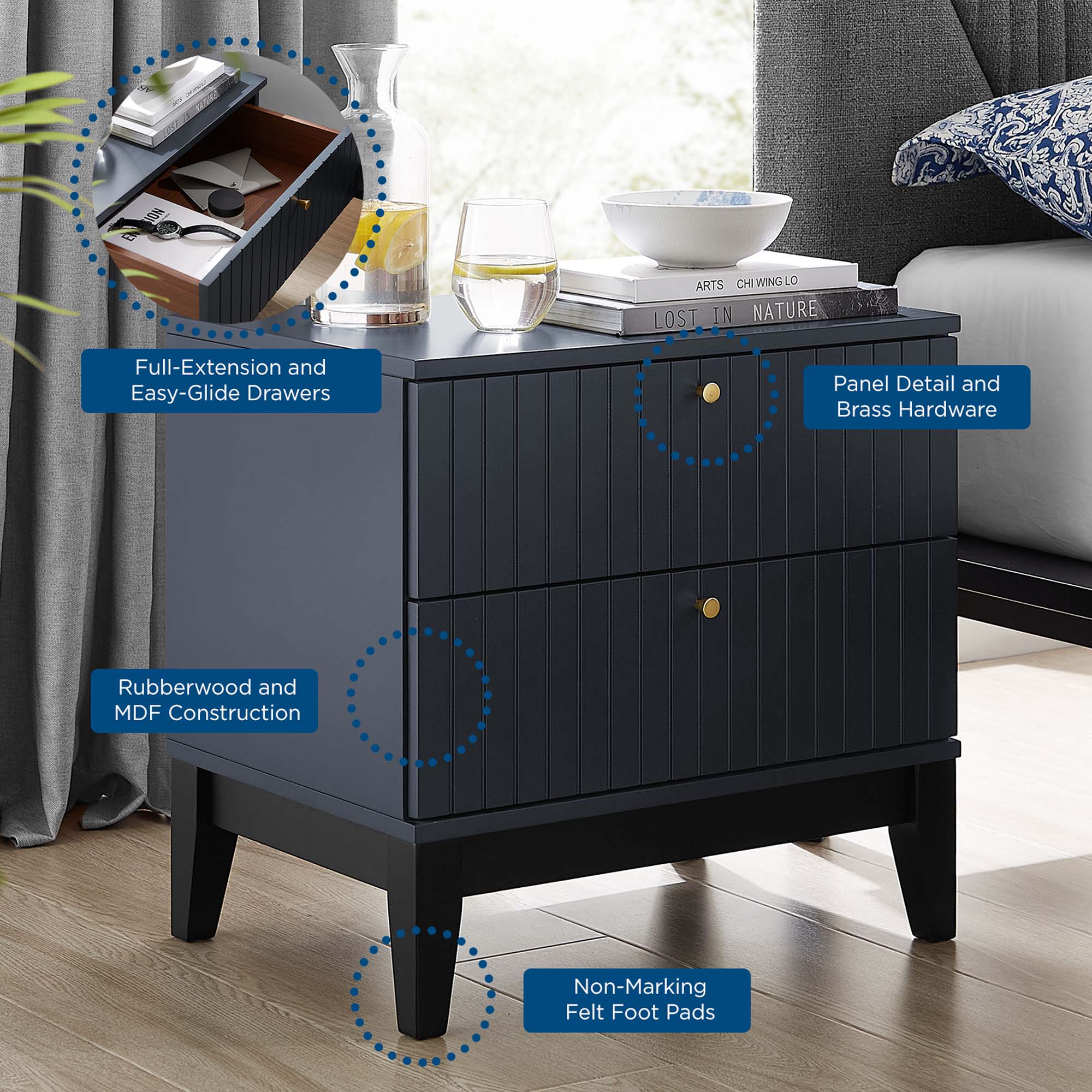 Dakota Nightstand by Modway - Best Buy Furniture