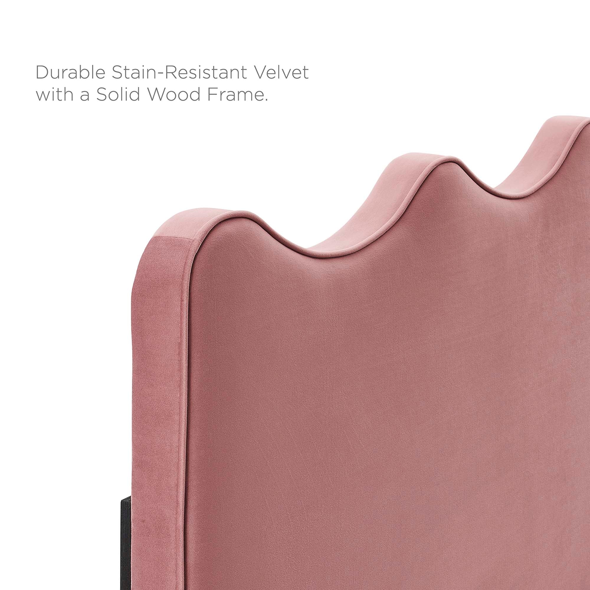Current Performance Velvet Twin Platform Bed by Modway