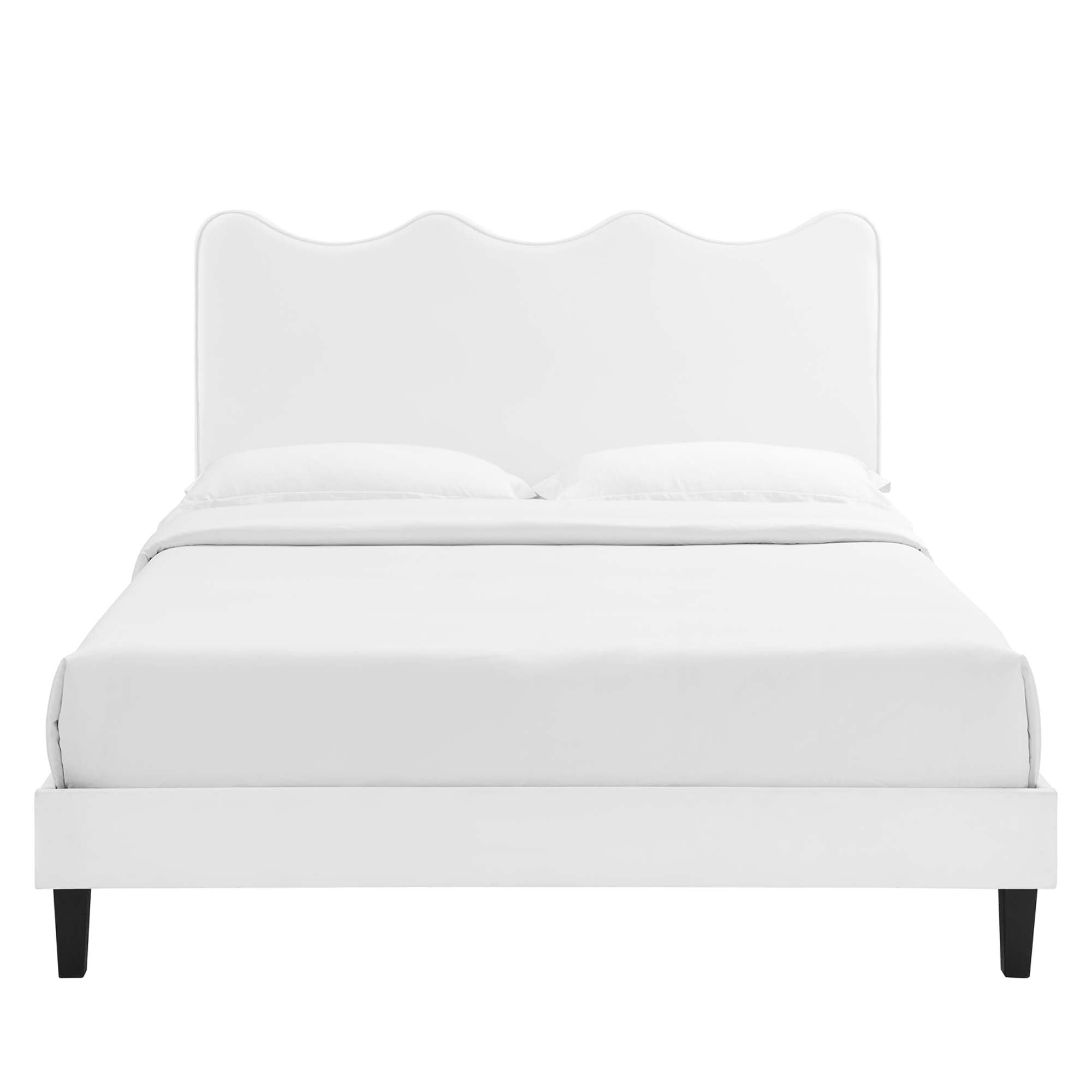 Current Performance Velvet Twin Platform Bed by Modway - Best Buy Furniture