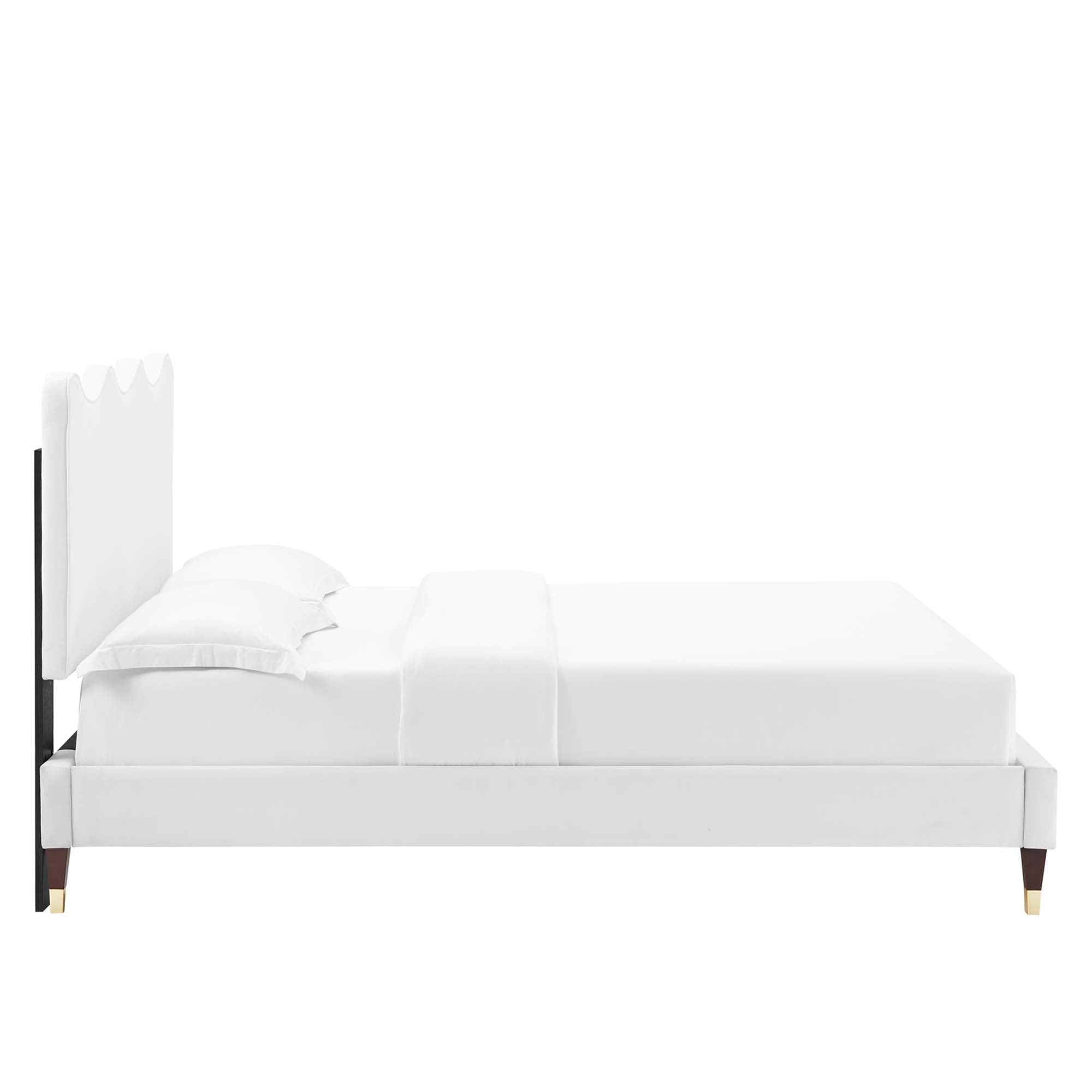 Current Performance Velvet Full Platform Bed by Modway - Best Buy Furniture