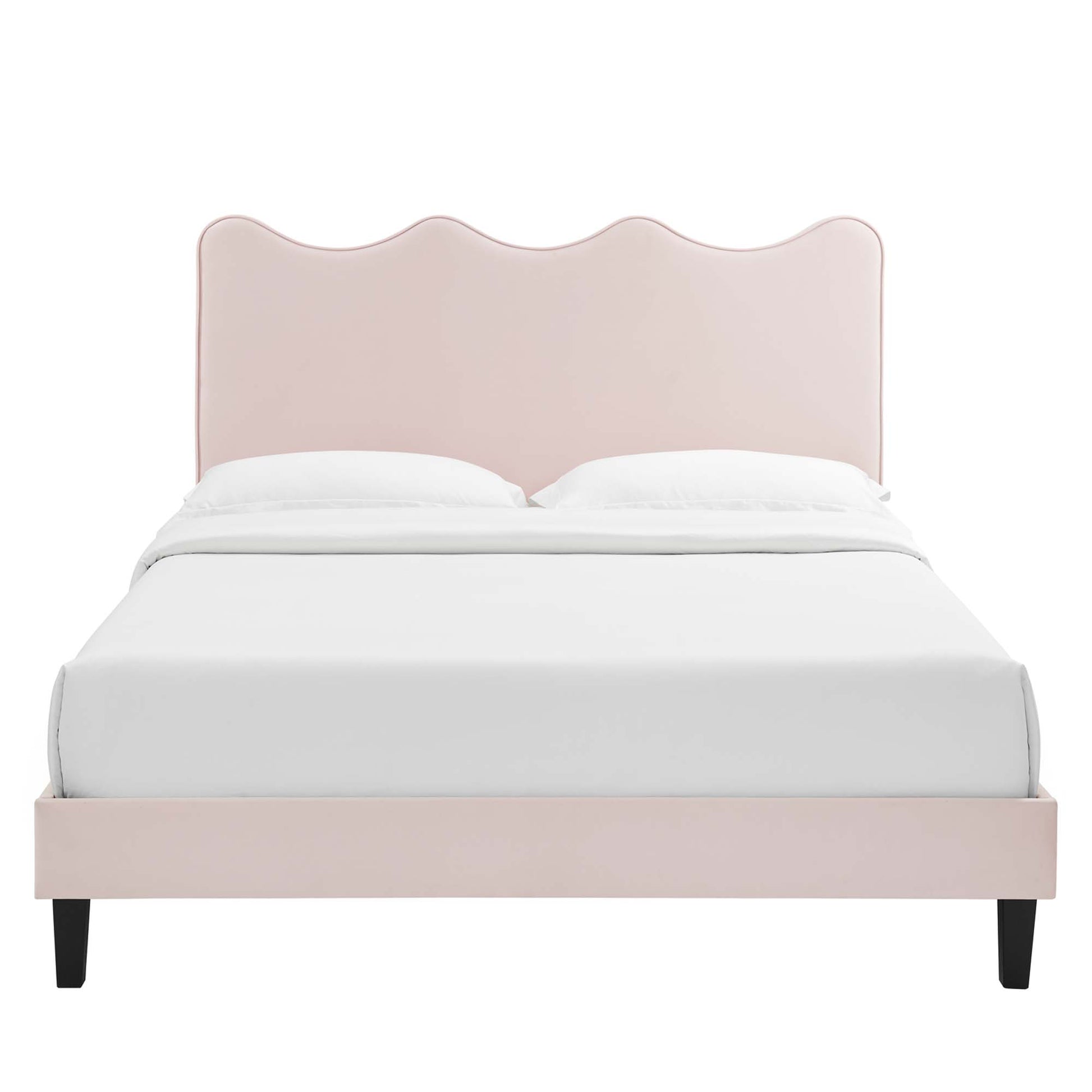 Current Performance Velvet Queen Platform Bed by Modway - Best Buy Furniture