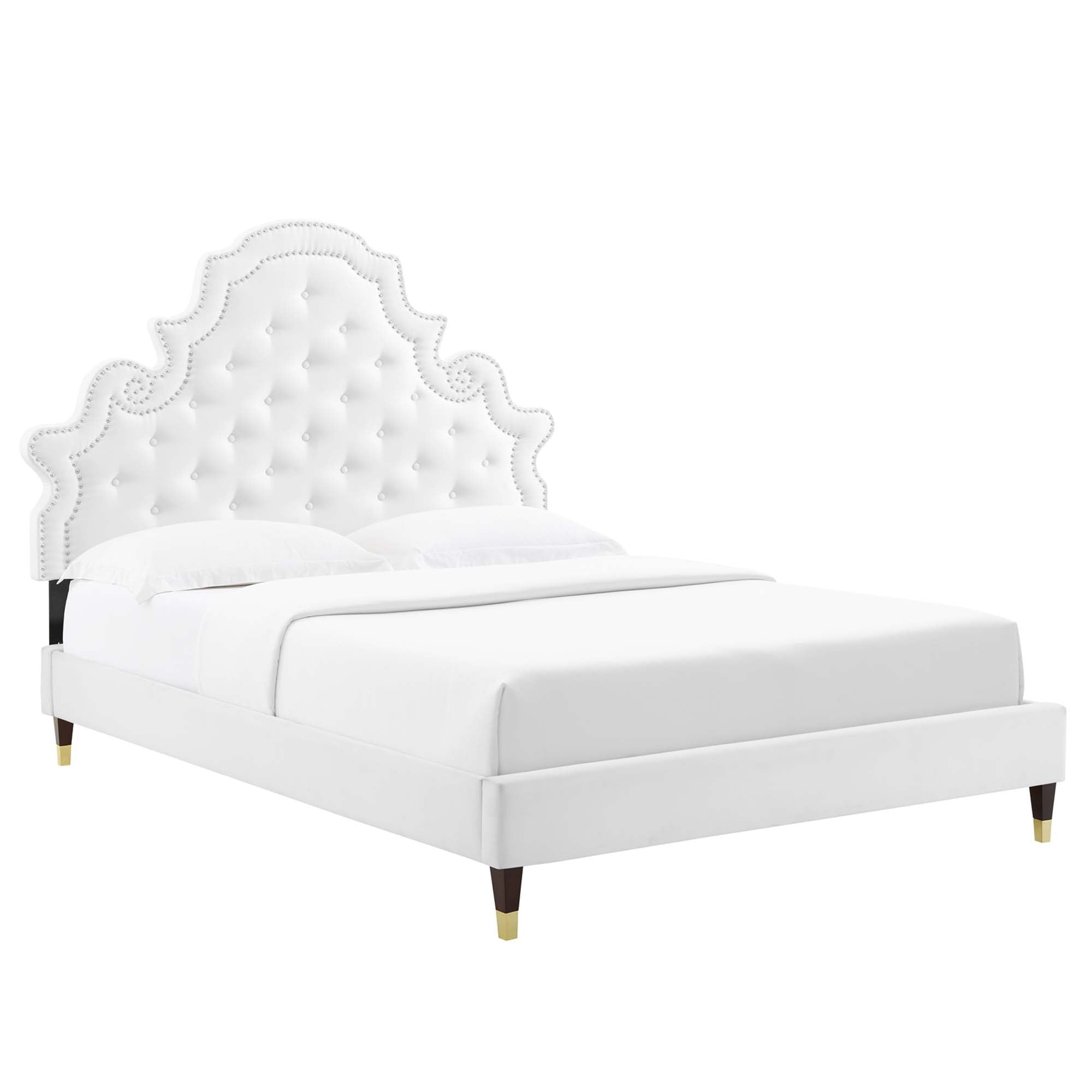 Gwyneth Tufted Performance Velvet Full Platform Bed by Modway
