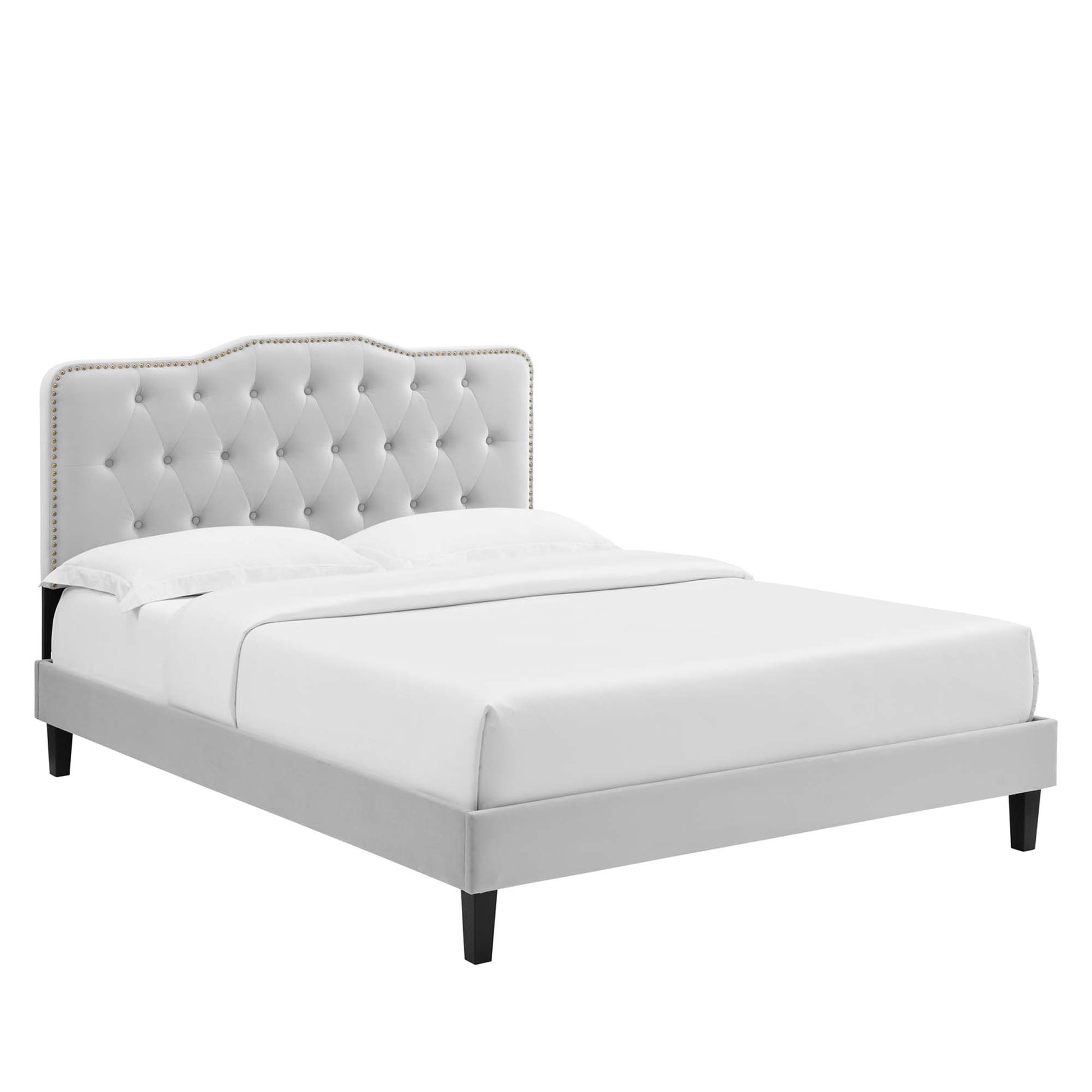 Amber Performance Velvet Twin Platform Bed by Modway - Best Buy Furniture