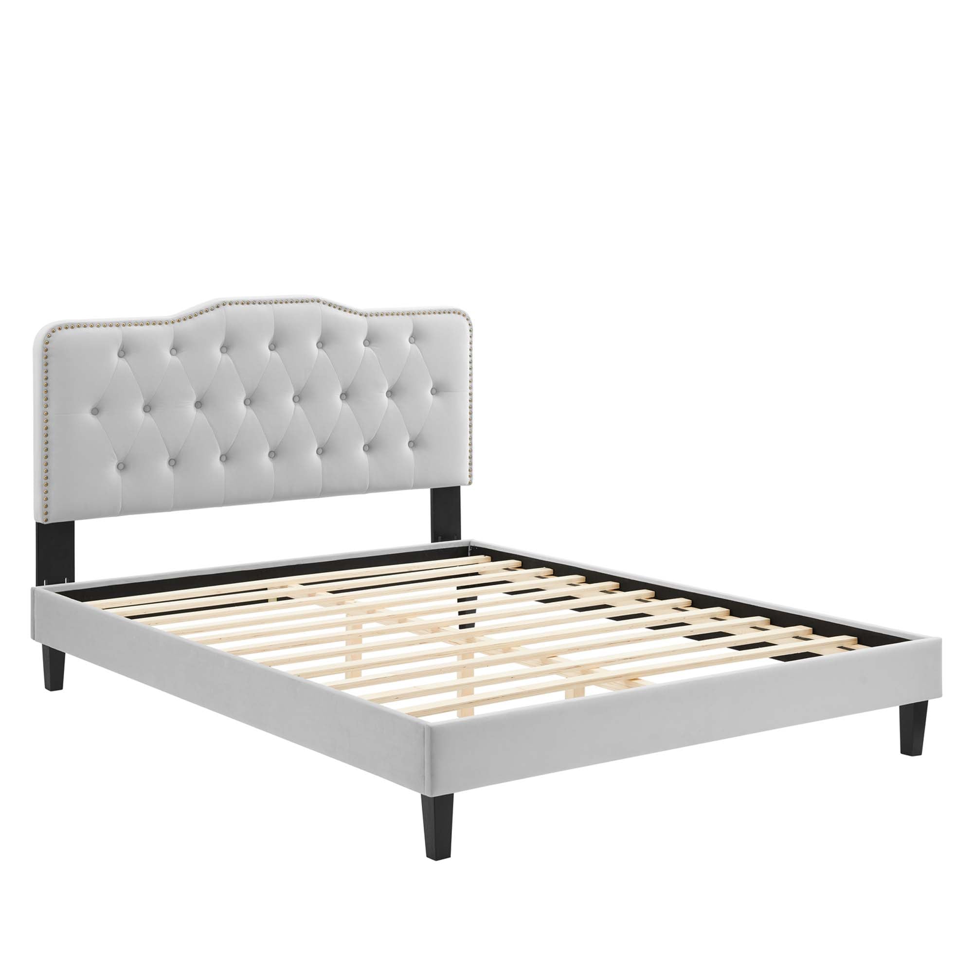 Amber Performance Velvet Twin Platform Bed by Modway - Best Buy Furniture