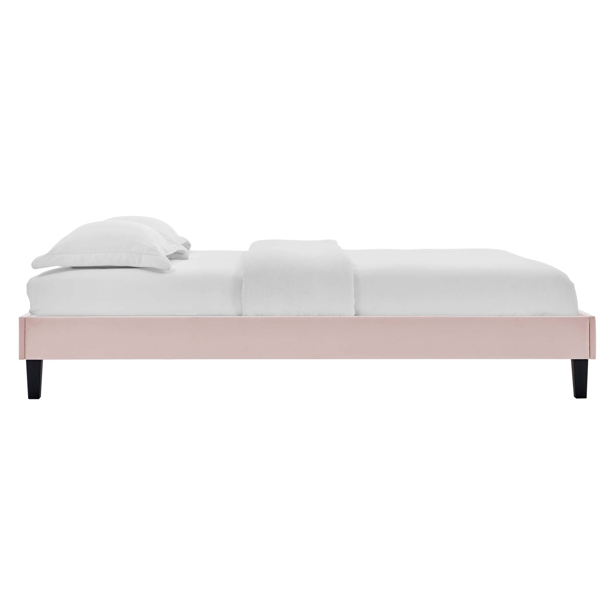 Amber Performance Velvet Twin Platform Bed by Modway - Best Buy Furniture